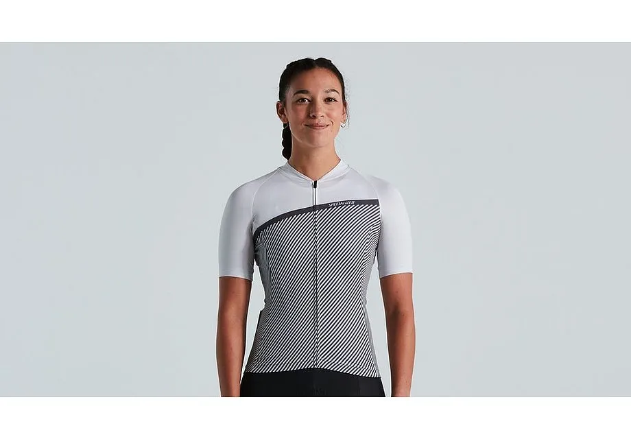 2021 SPECIALIZED SL STRIPE JERSEY SS WOMENS - X-LARGE, DOVE GREY