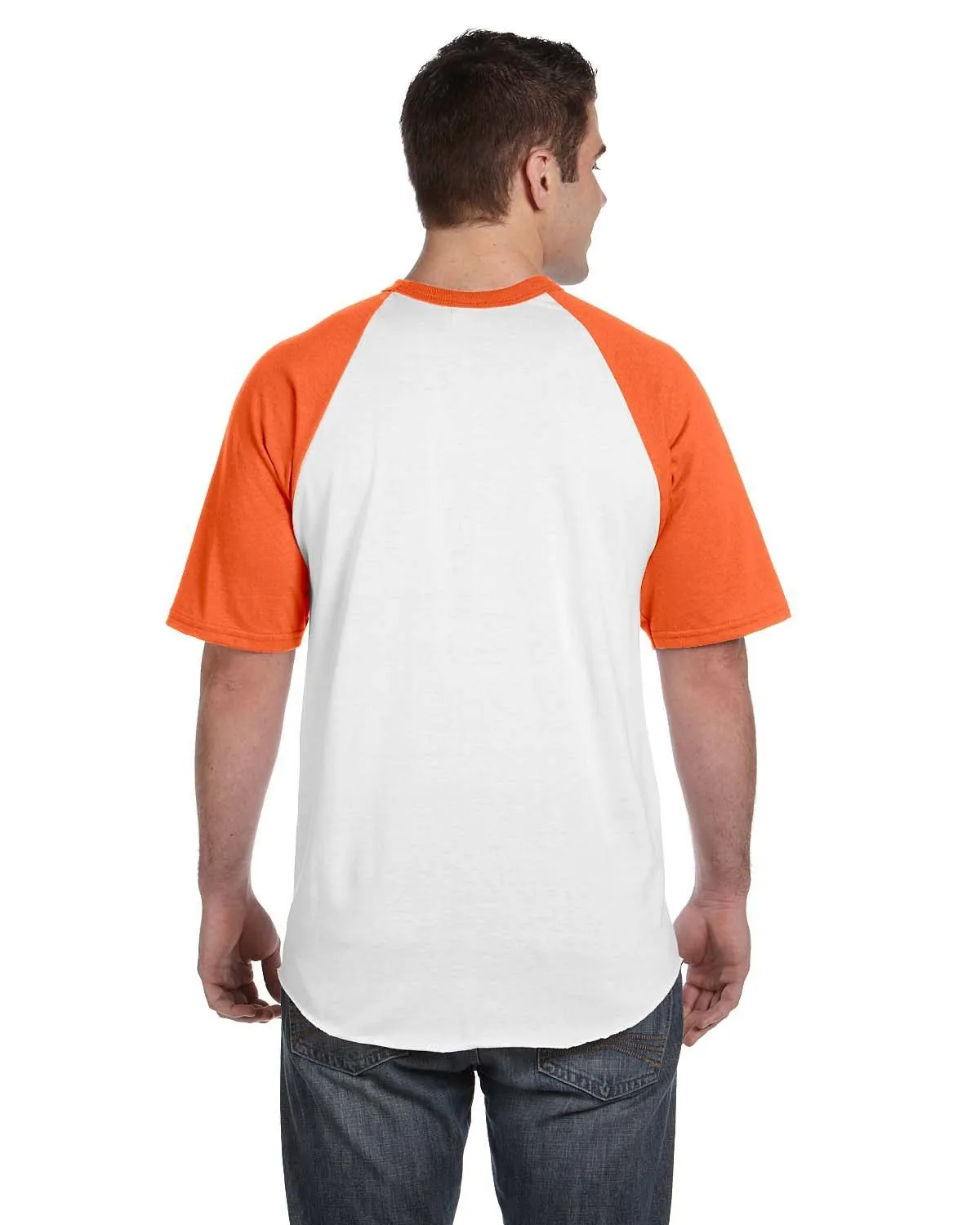 423-Augusta Sportswear-WHITE/ ORANGE