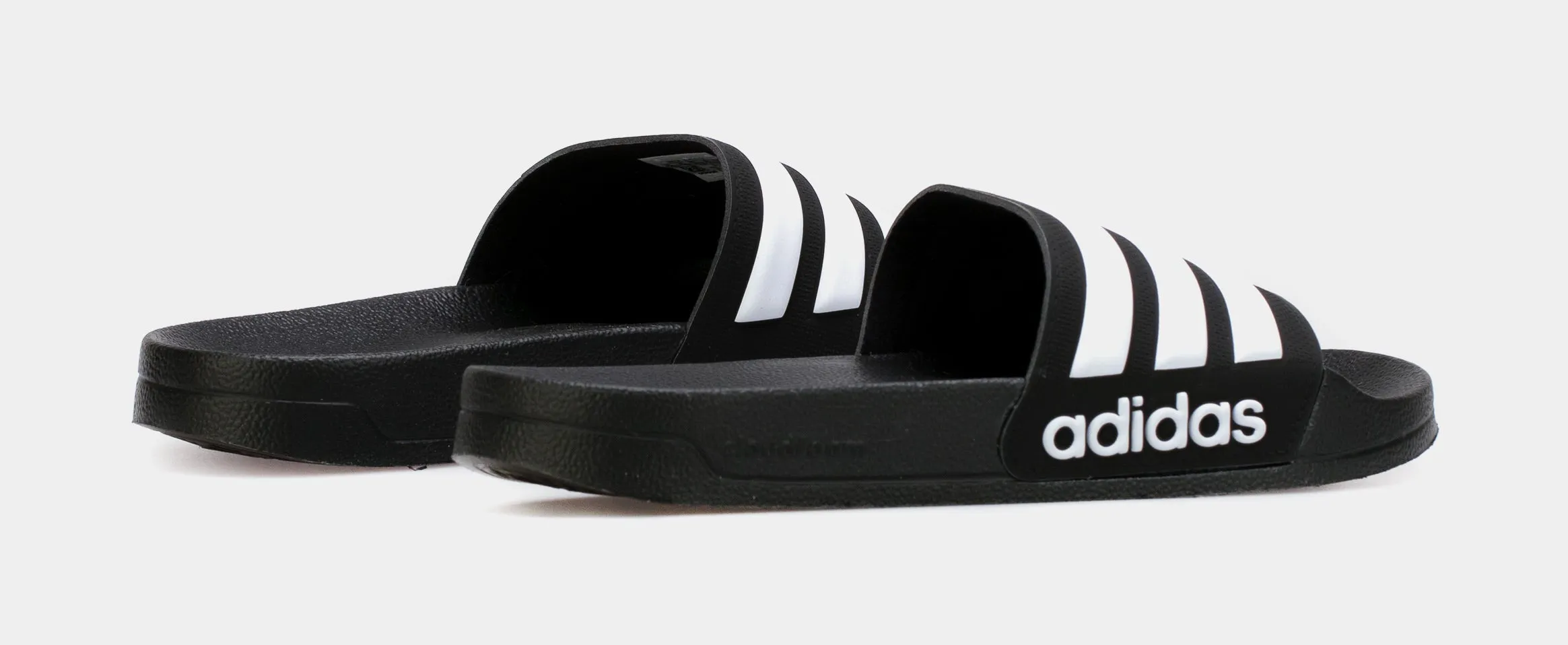 Adilette Cloudfoam Mens Slide Sandal (Black)