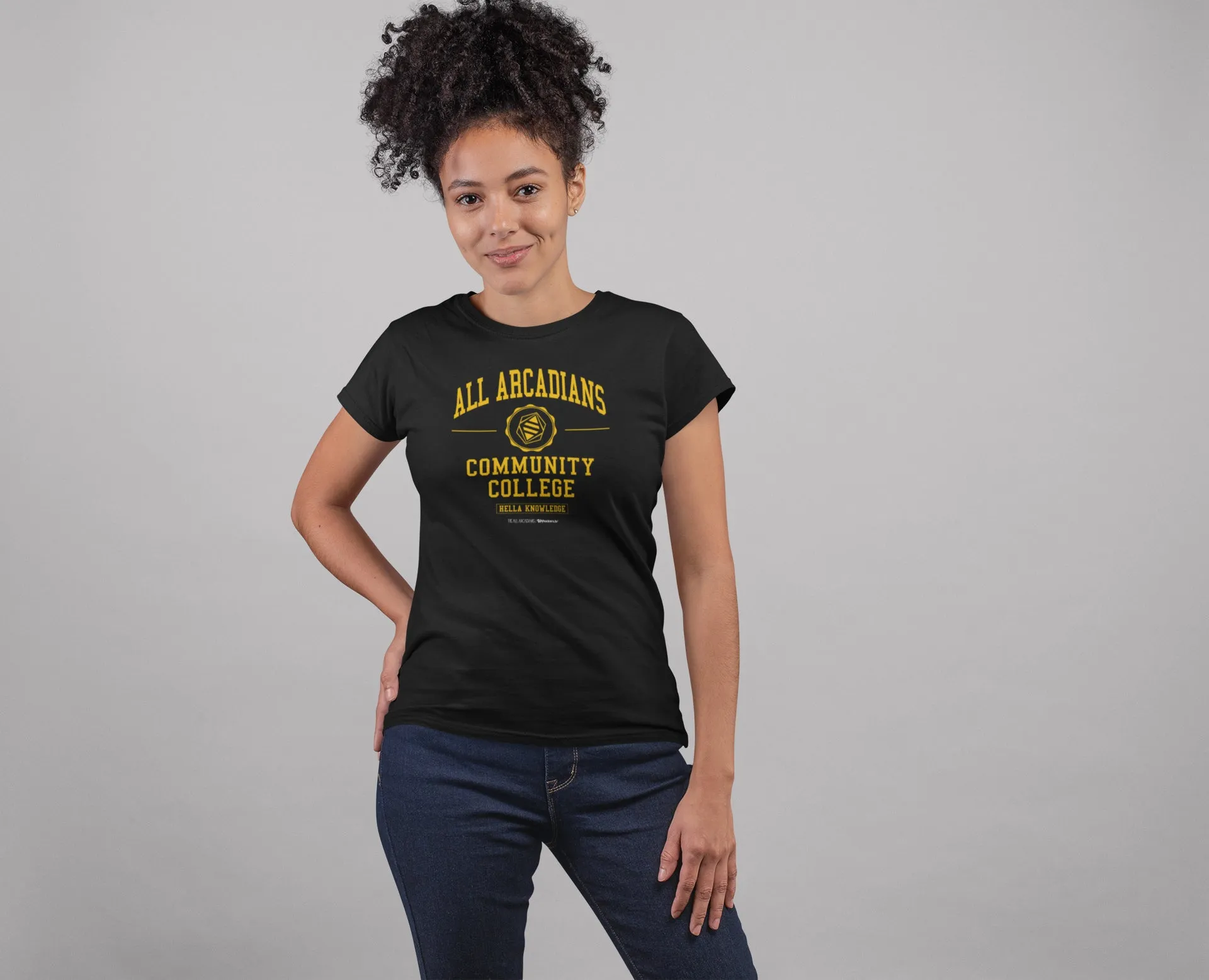 All Arcadians Community College Women's Scoopneck T-shirt