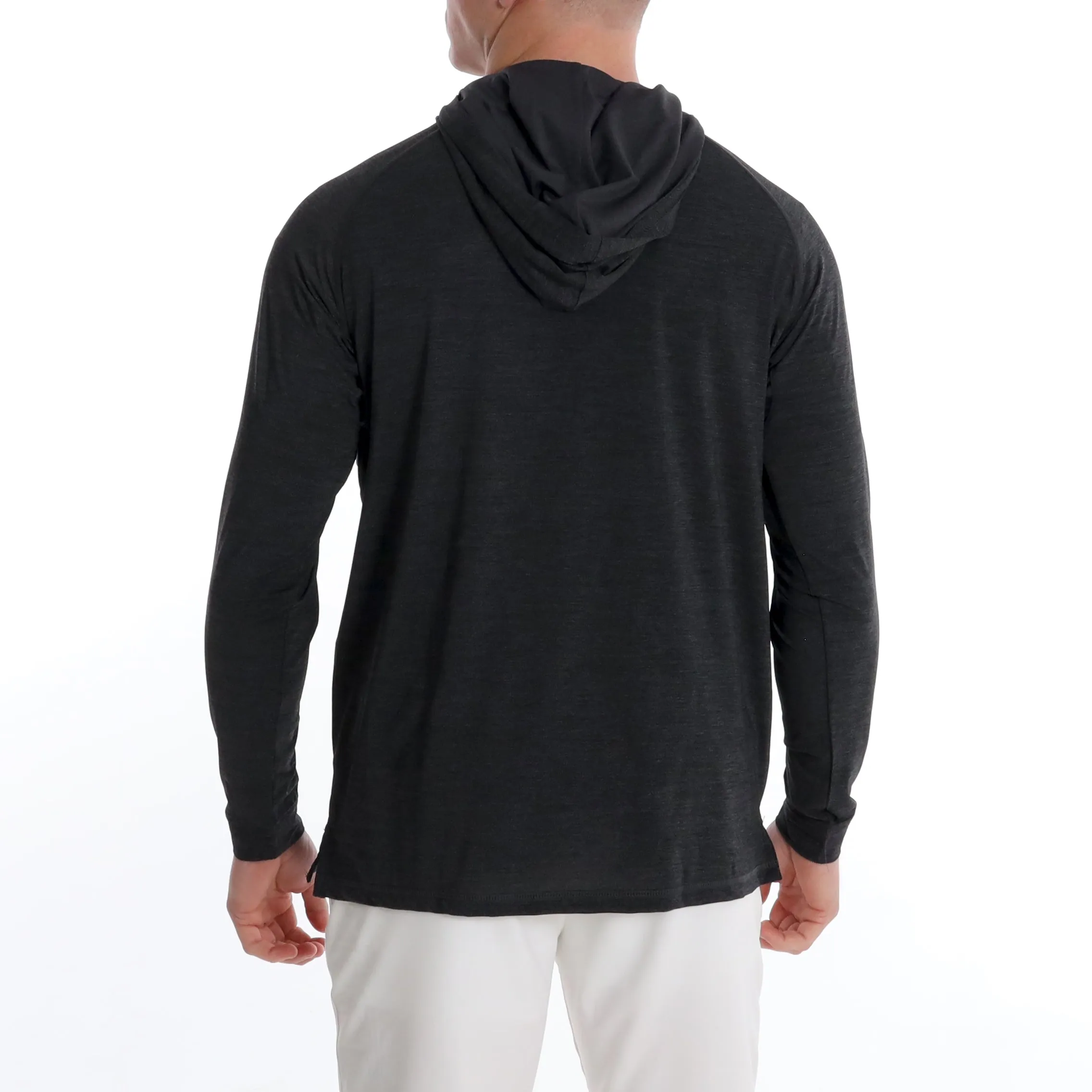 Anguilla Hoodie AO Graphic - Black Heather