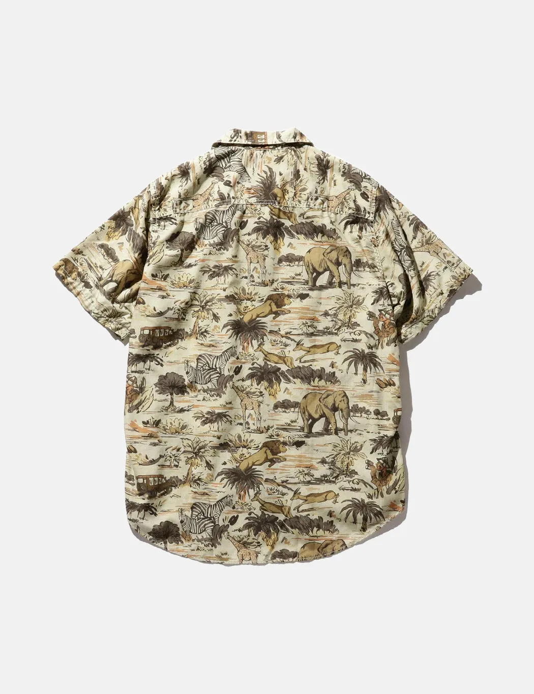 Beams Plus Adventure Shirt II (Print) - Safari