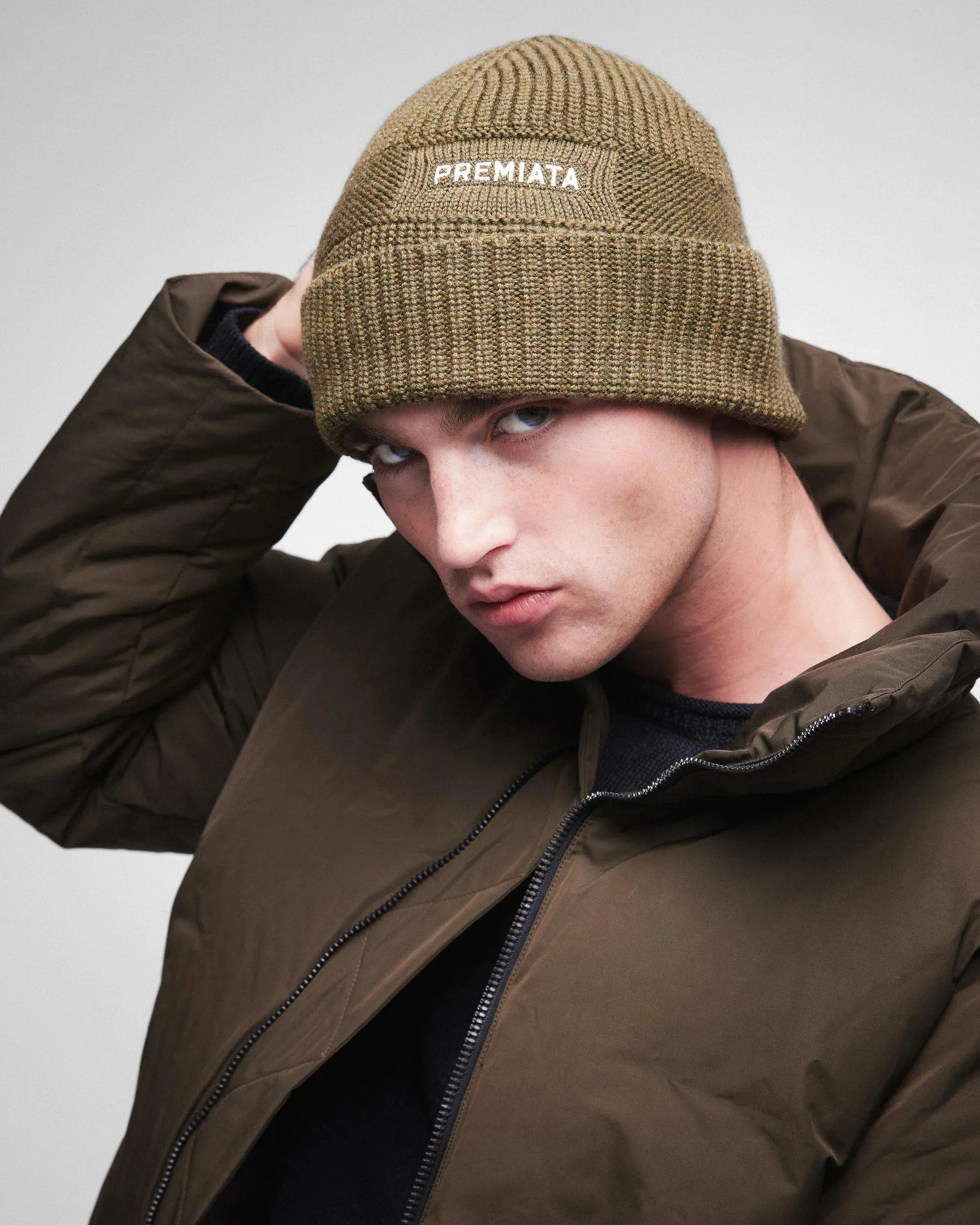 Beanie Hat Khaki PACHAL10