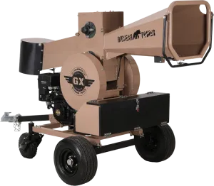 BigBear Power BBC82 Kinetic Loghog Logger 5" 15 HP Engine Gas Powered Commercial Self Feeding Electric Start New