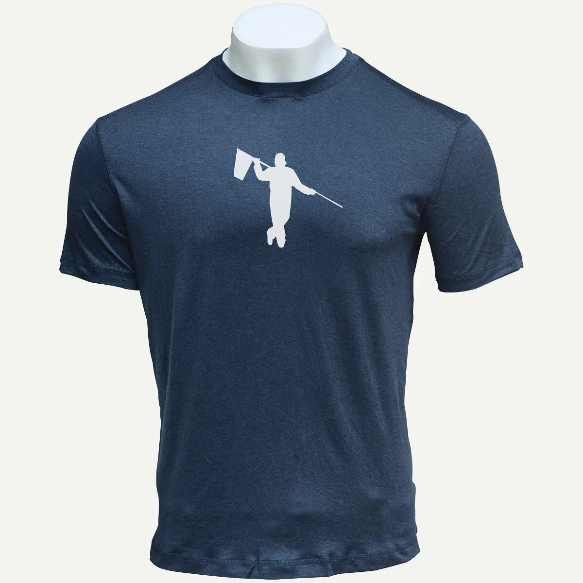 Butter T Looper Silhouette - Navy Heather