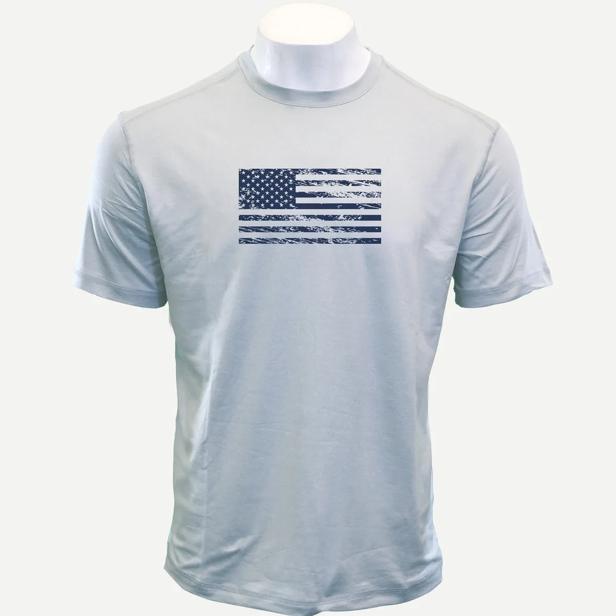 Butter T Vintage Flag - Platinum Heather