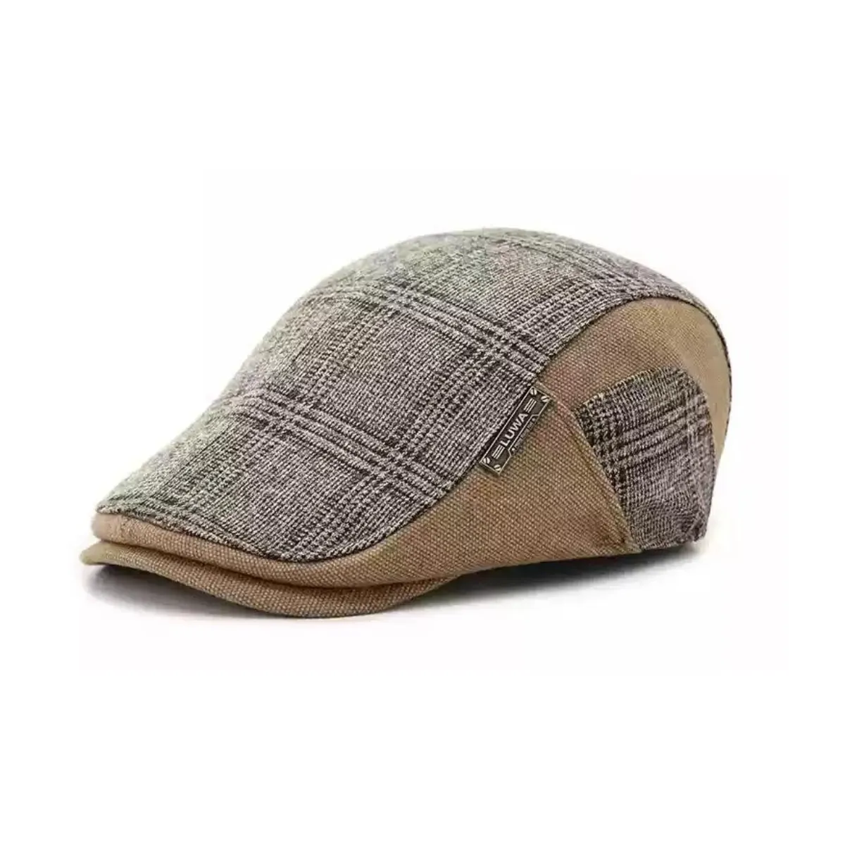 Classic Plaid Flat Cap