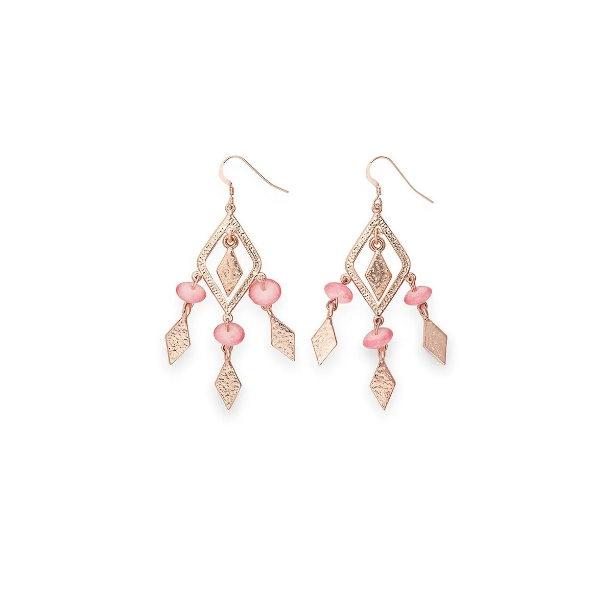 Coral Spearhead Earrings