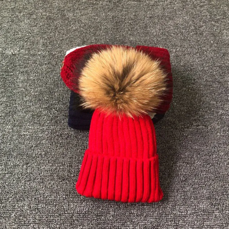 Cozy Fur Knit Pom Pom Outdoor Winter Beanie Hats