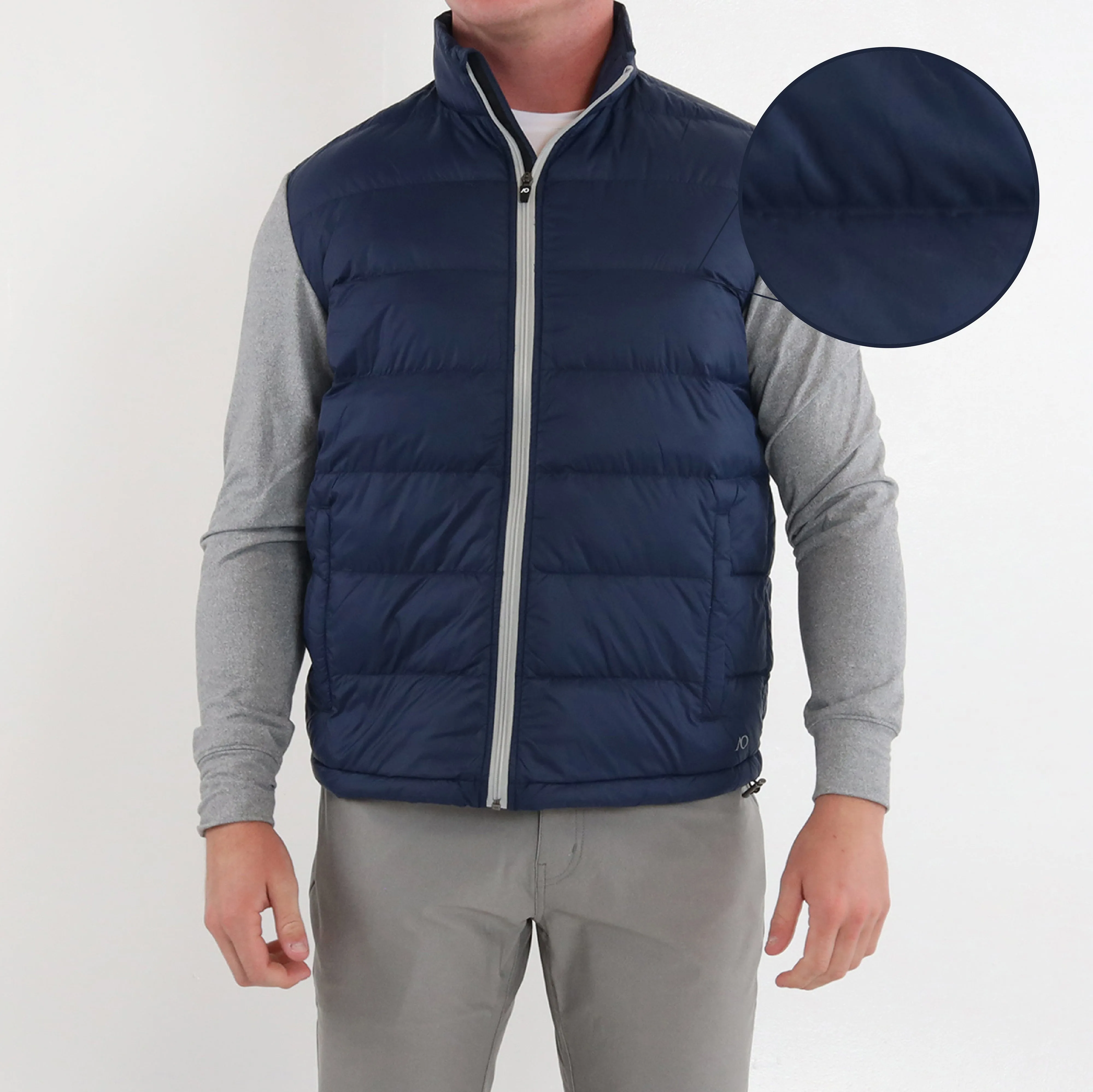 Down Jacket - Patriot Blue/Steel Heather