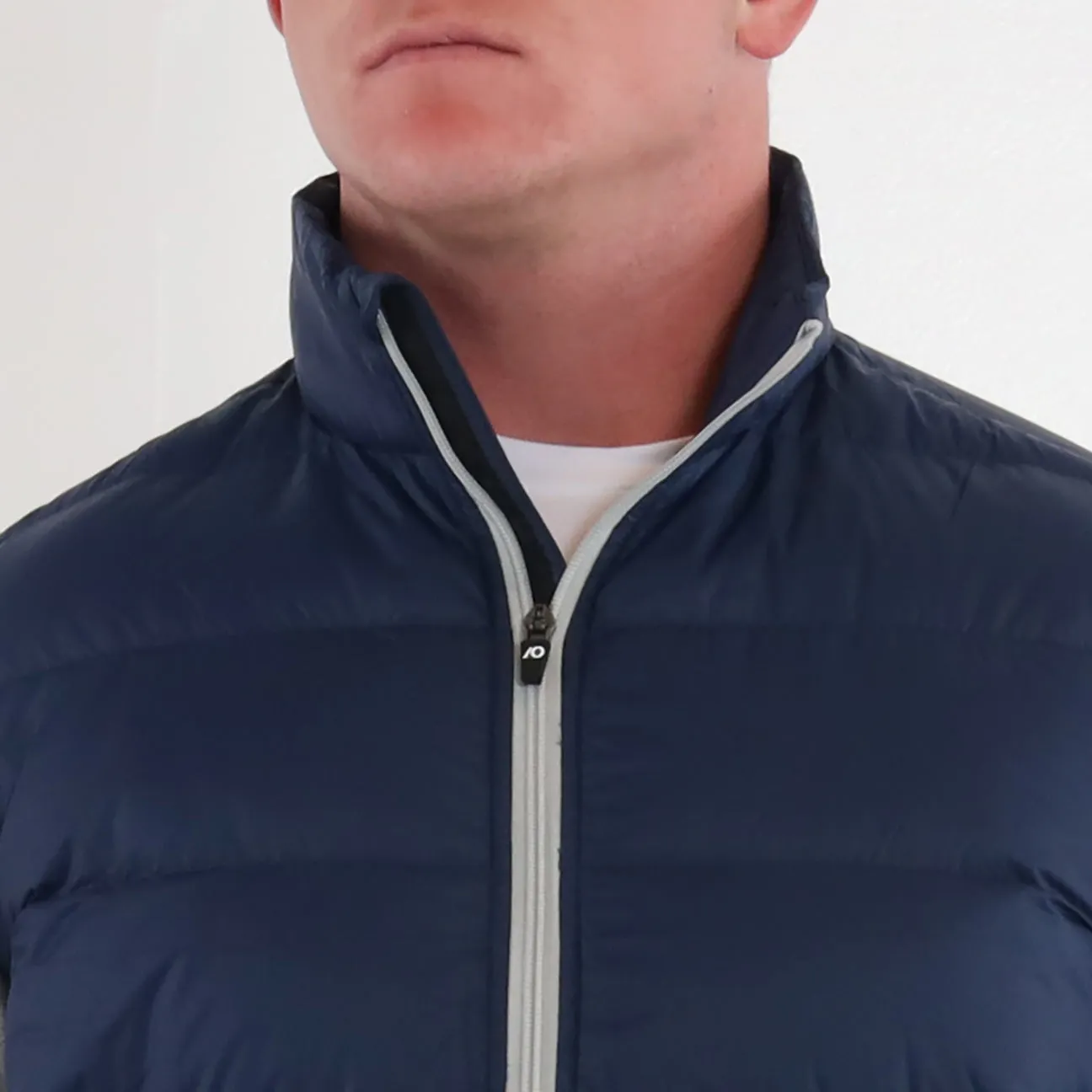 Down Jacket - Patriot Blue/Steel Heather