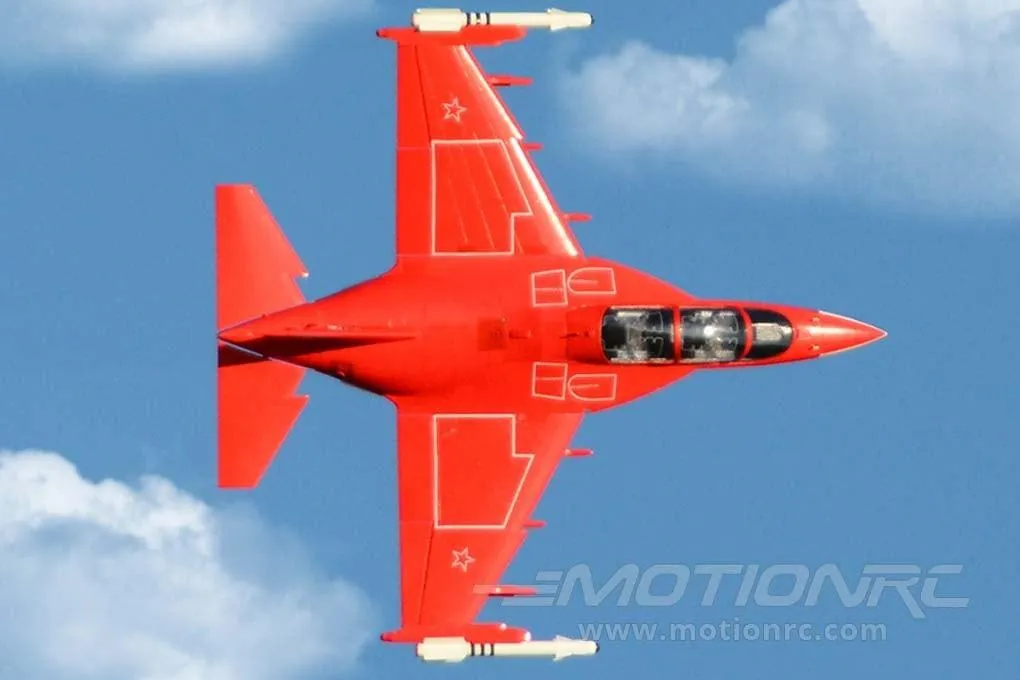 Freewing Yak-130 Red Super Scale Ultra Performance 8S 90mm EDF Jet - PNP