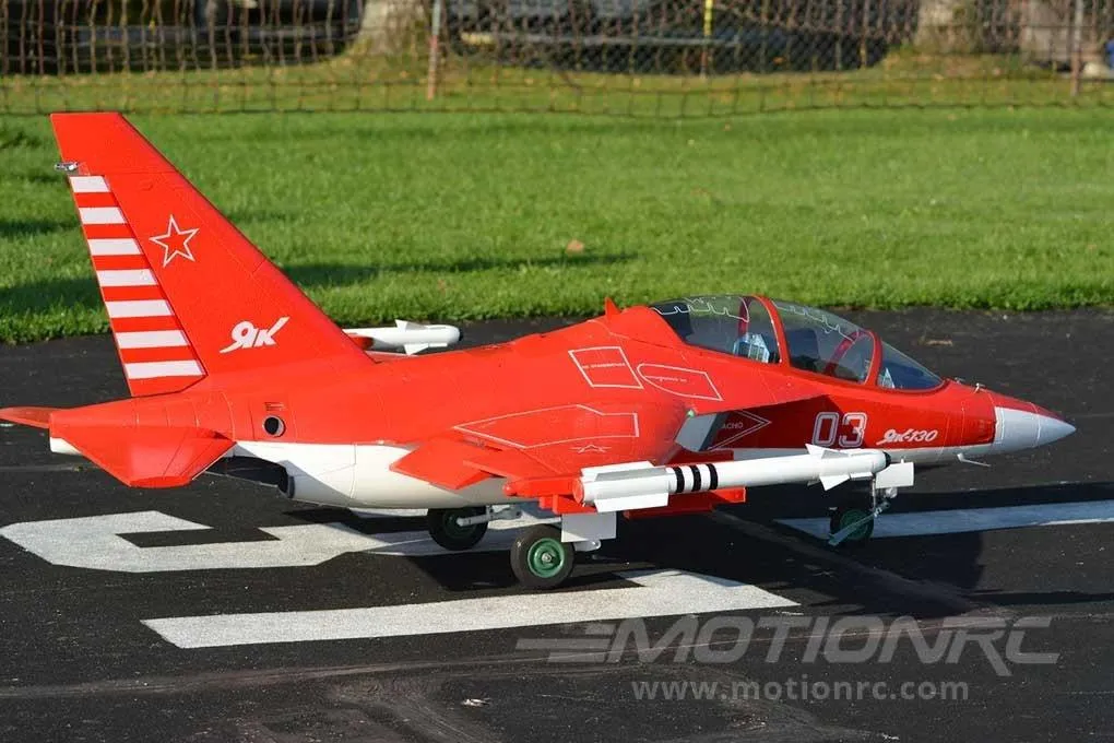 Freewing Yak-130 Red Super Scale Ultra Performance 8S 90mm EDF Jet - PNP