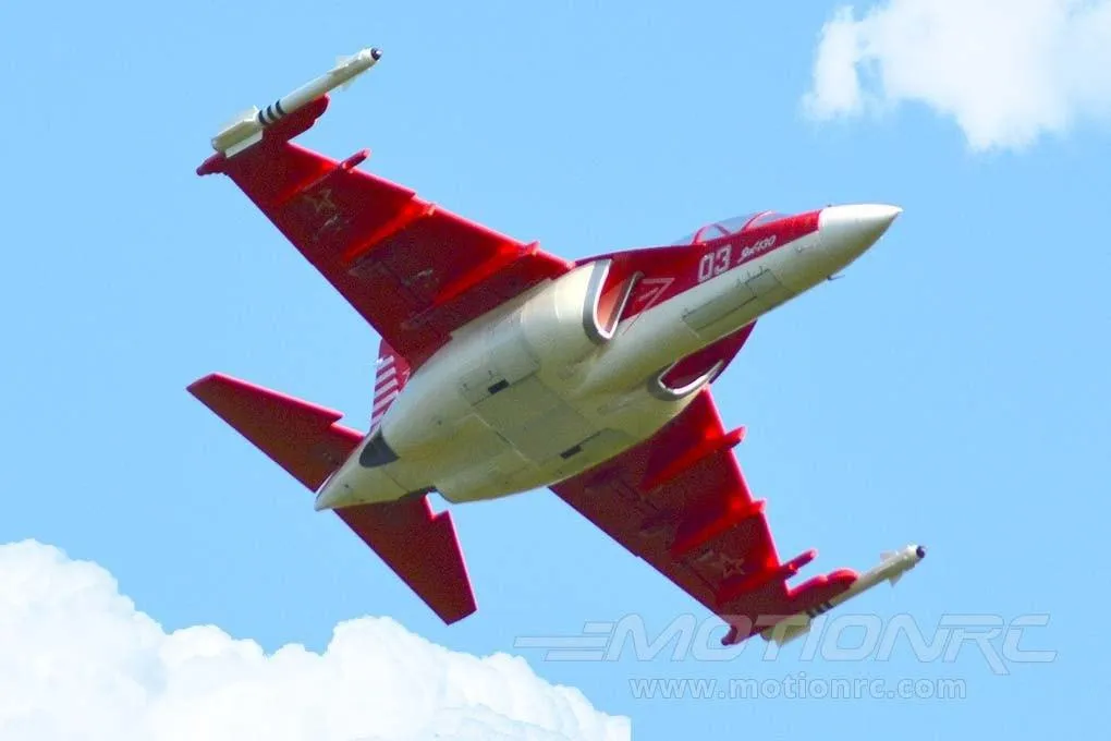 Freewing Yak-130 Red Super Scale Ultra Performance 8S 90mm EDF Jet - PNP