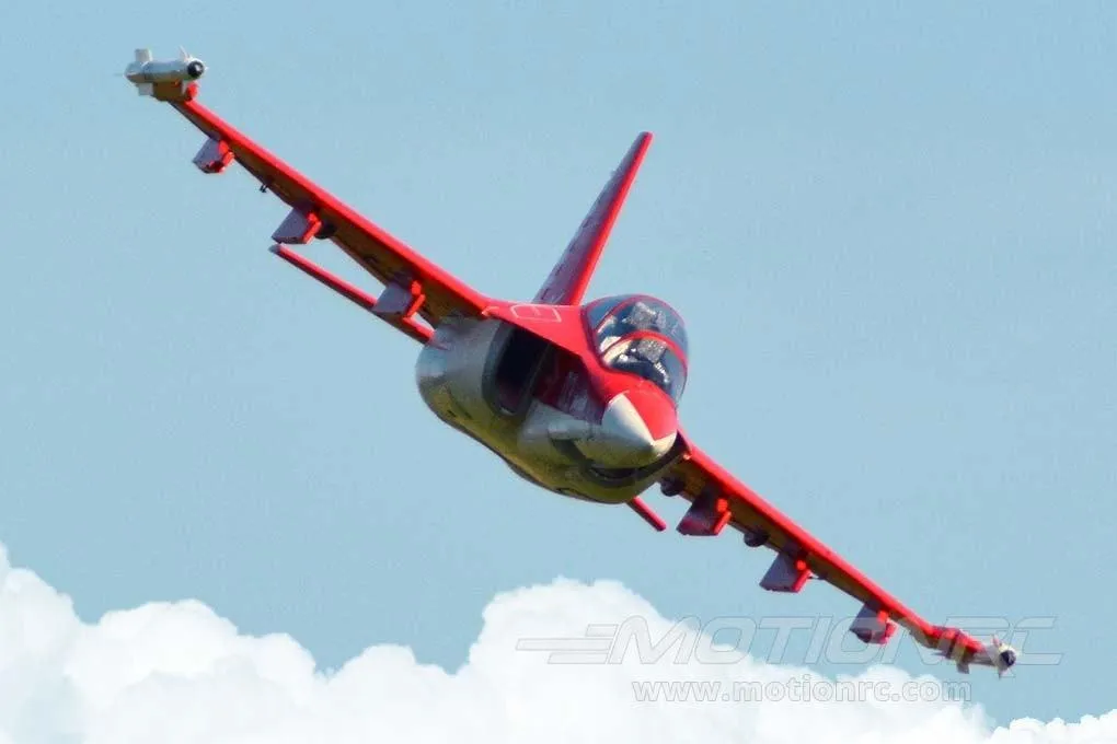 Freewing Yak-130 Red Super Scale Ultra Performance 8S 90mm EDF Jet - PNP