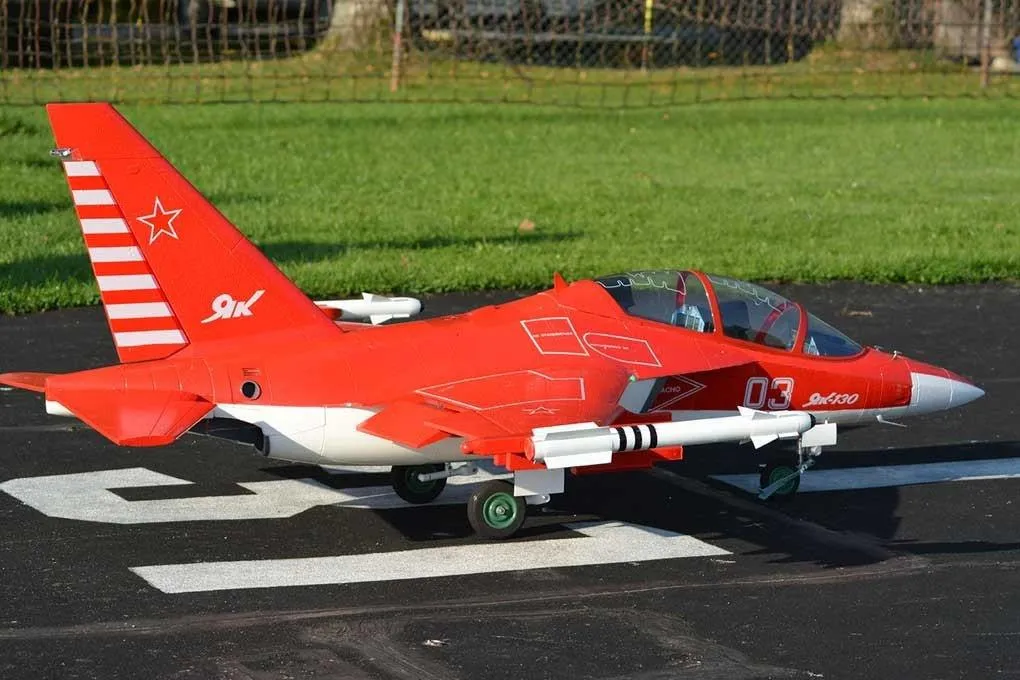 Freewing Yak-130 Red Super Scale Ultra Performance 8S 90mm EDF Jet - PNP