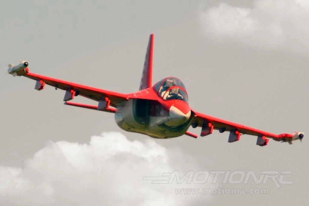 Freewing Yak-130 Red Super Scale Ultra Performance 8S 90mm EDF Jet - PNP