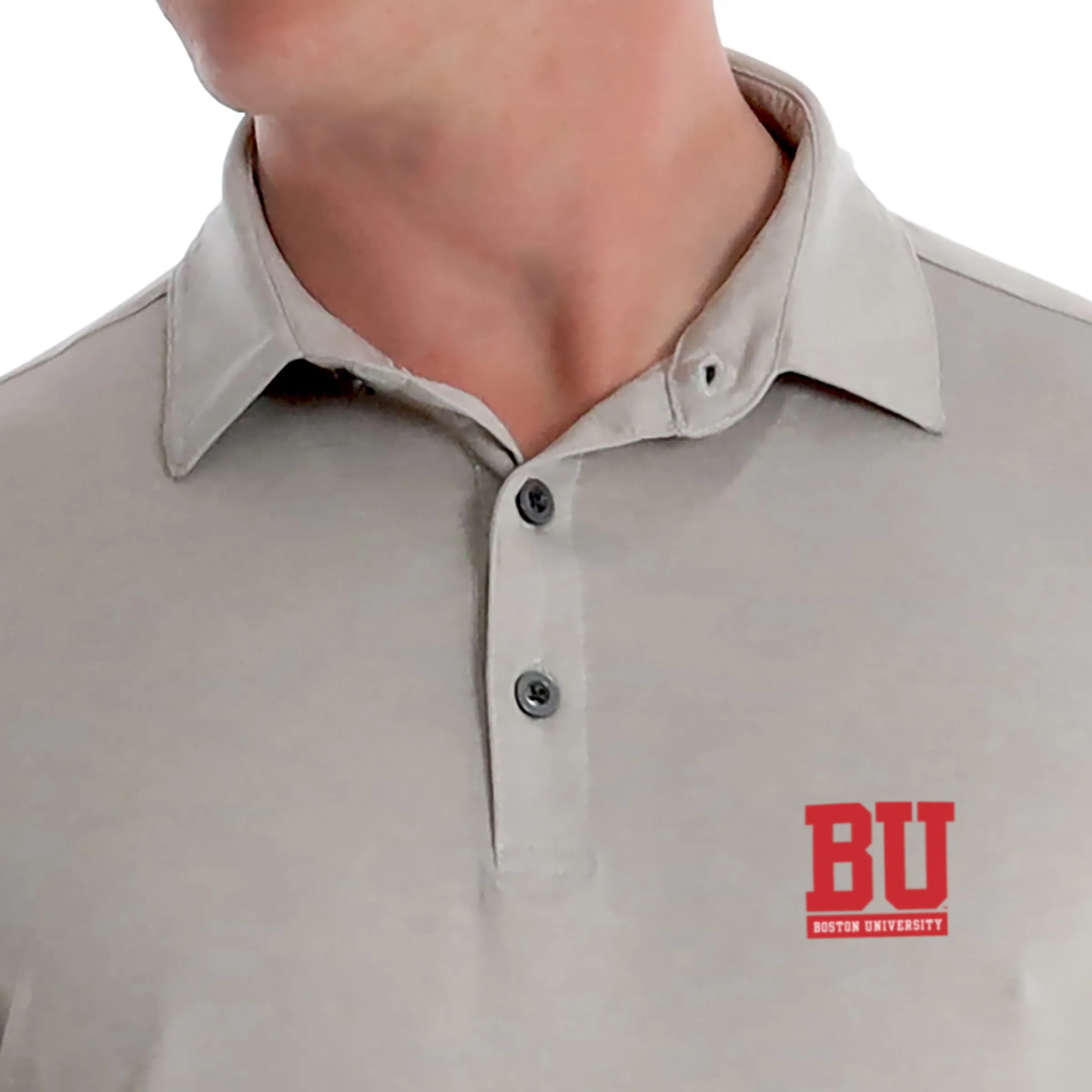 Gamer Polo Boston U - Platinum Heather