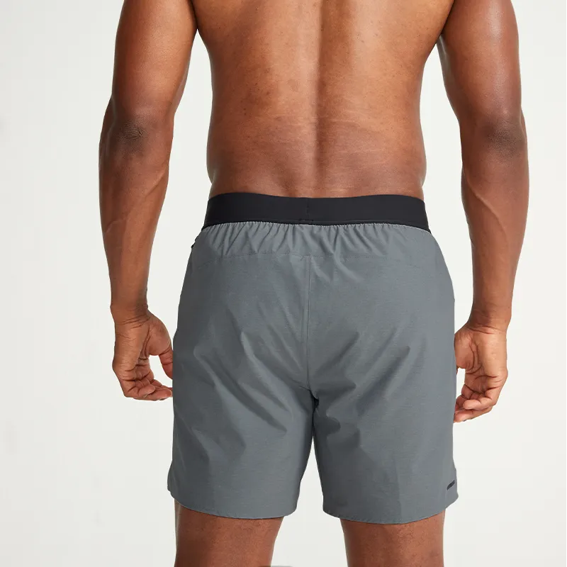 Heather Grey ANY-WEAR™ Short | Smart Apparel