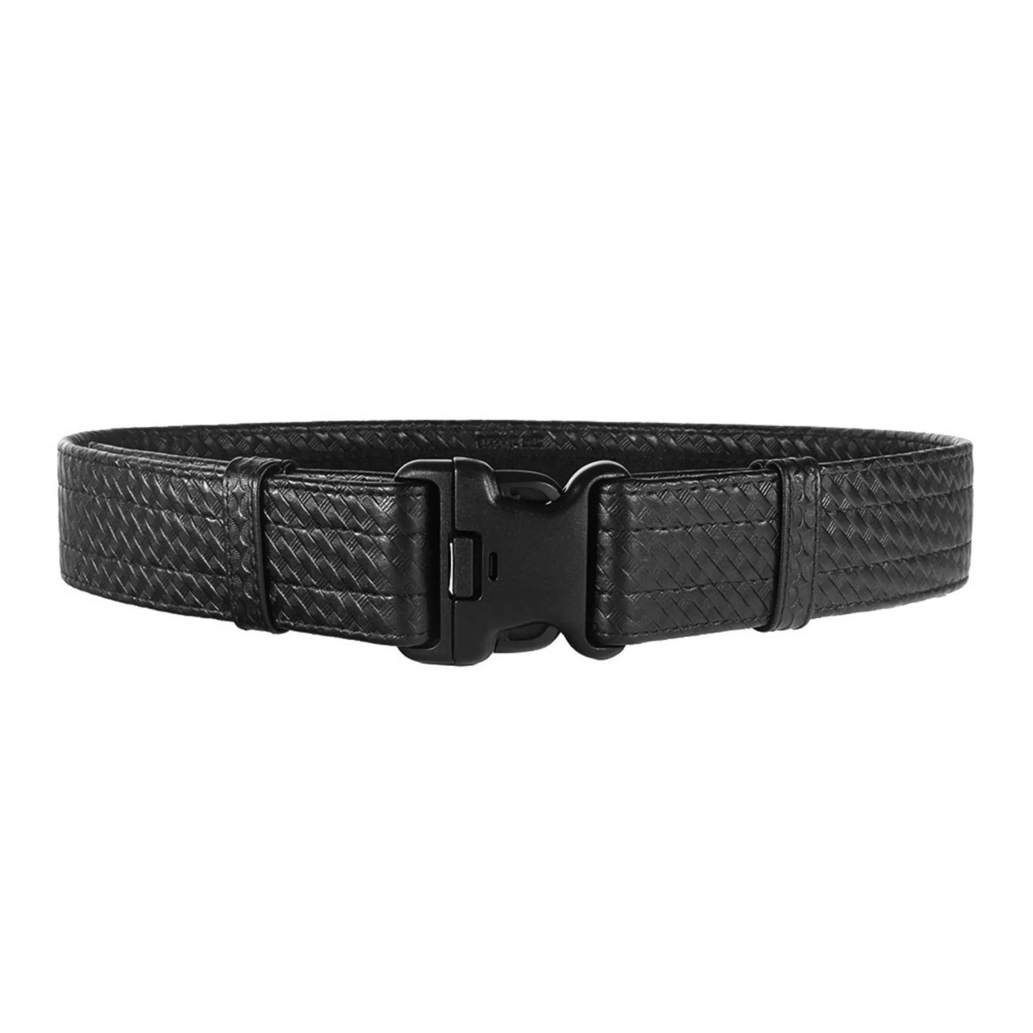 Hero's Pride AIRTEK 1229WH-3X58 Basix Rugged Hook Lined Duty Belt, 2.25", Basket Weave, Black, 3X-Large 52-58, 1 Each