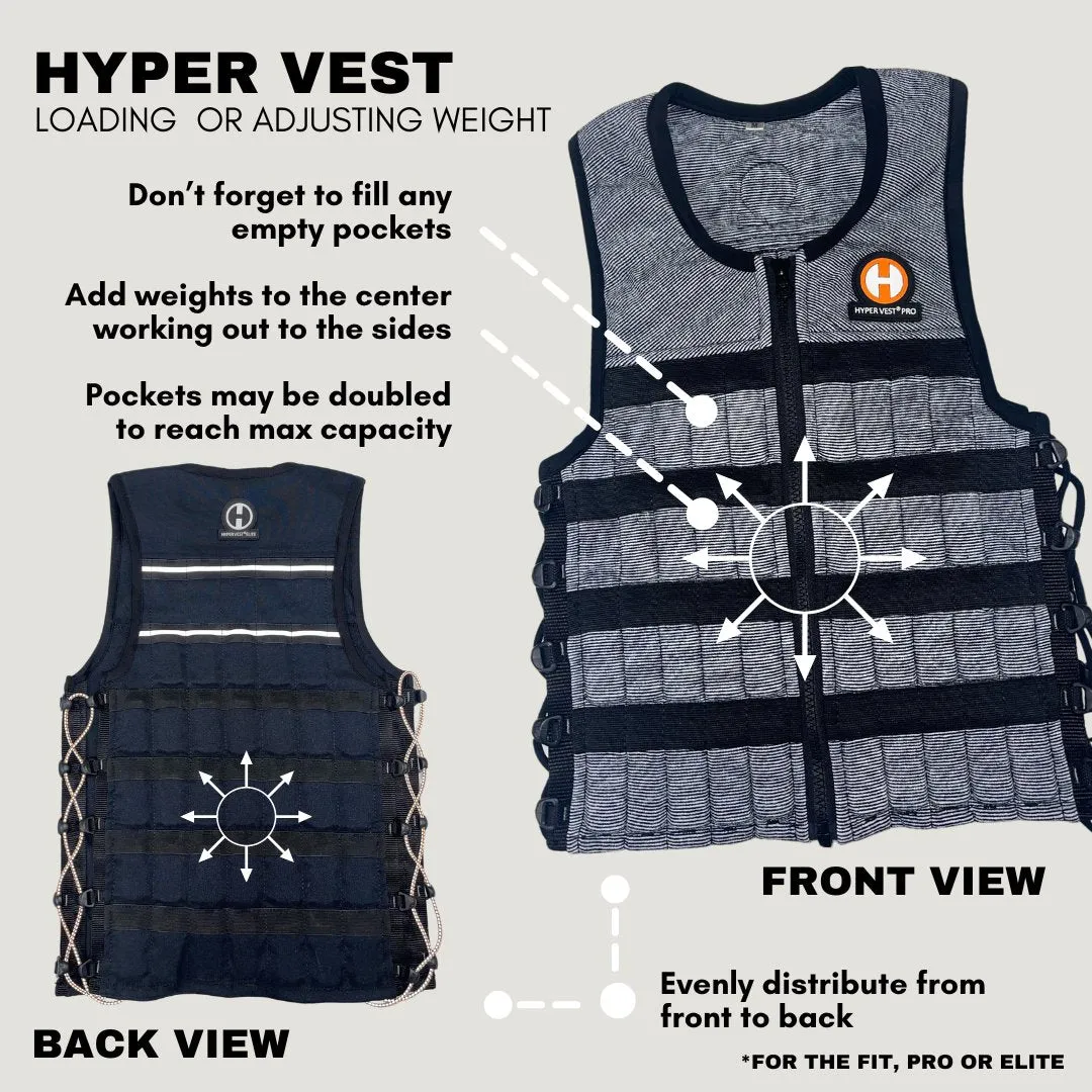 Hyper Vest PRO Weight Vest | Adjustable, Comfortable, Thin