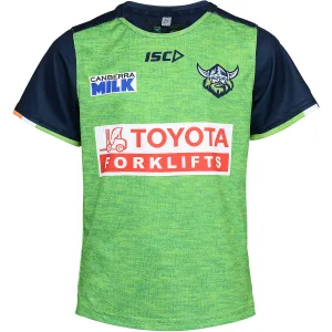 ISC Canberra Raiders 2023 Kids Training Tee - Green/Navy