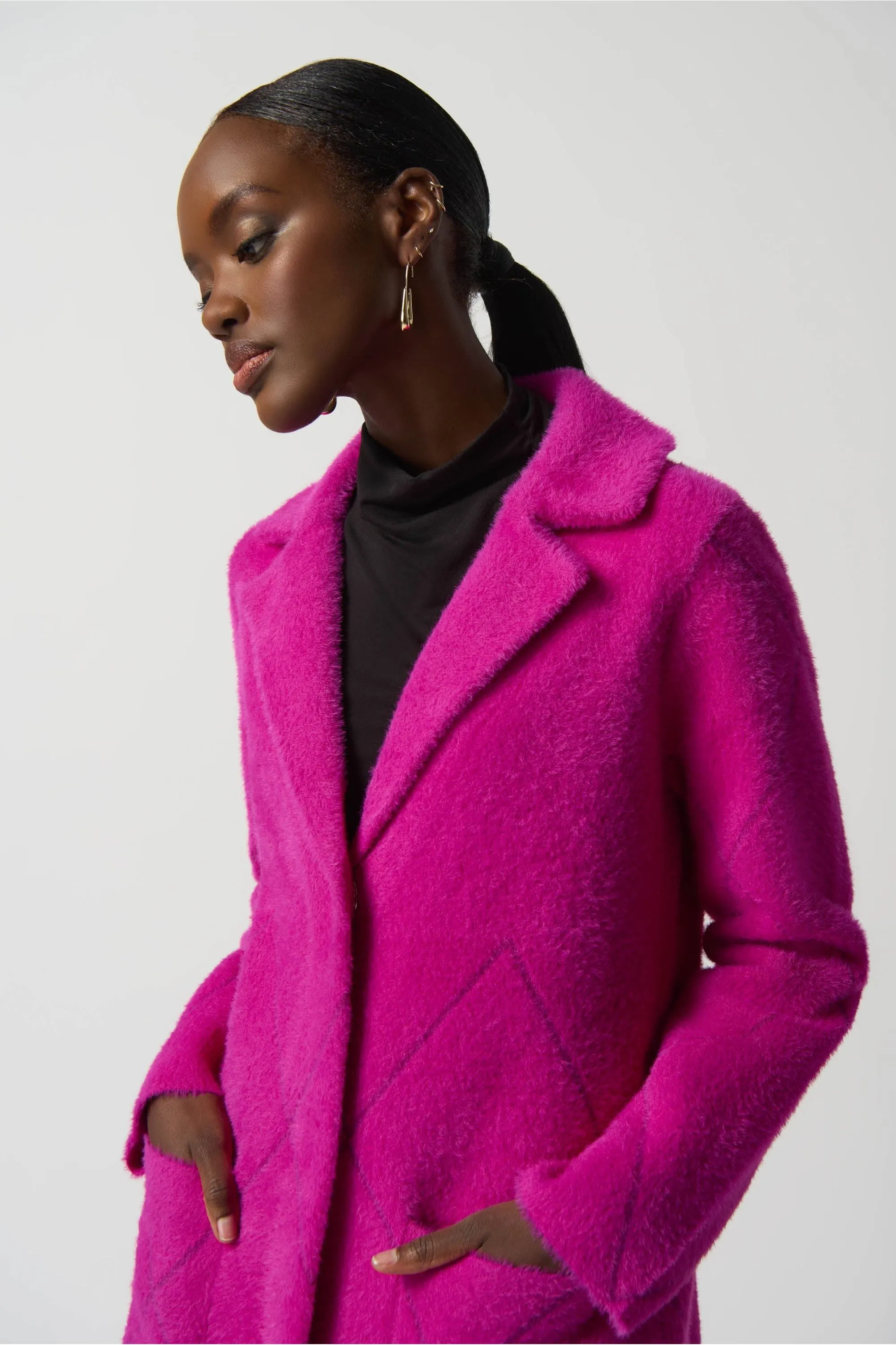 Joseph Ribkoff Notched Collar Coat - Style 233951