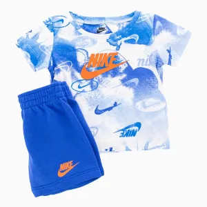 Kid's Sportswear Tie Dye T Shirt And Shorts Outfit