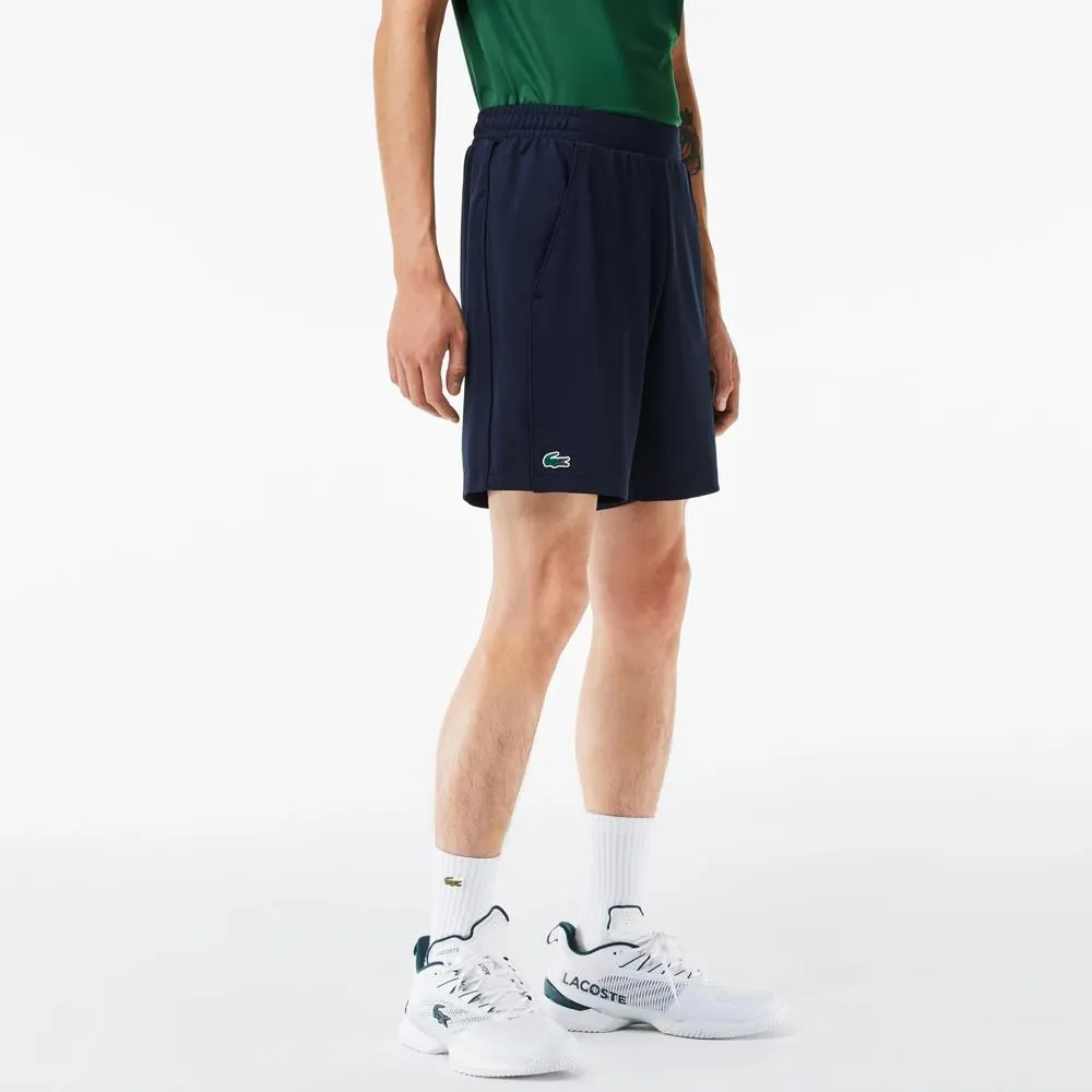 Lacoste Men's Recycled Fiber Tennis Short - Navy Blue