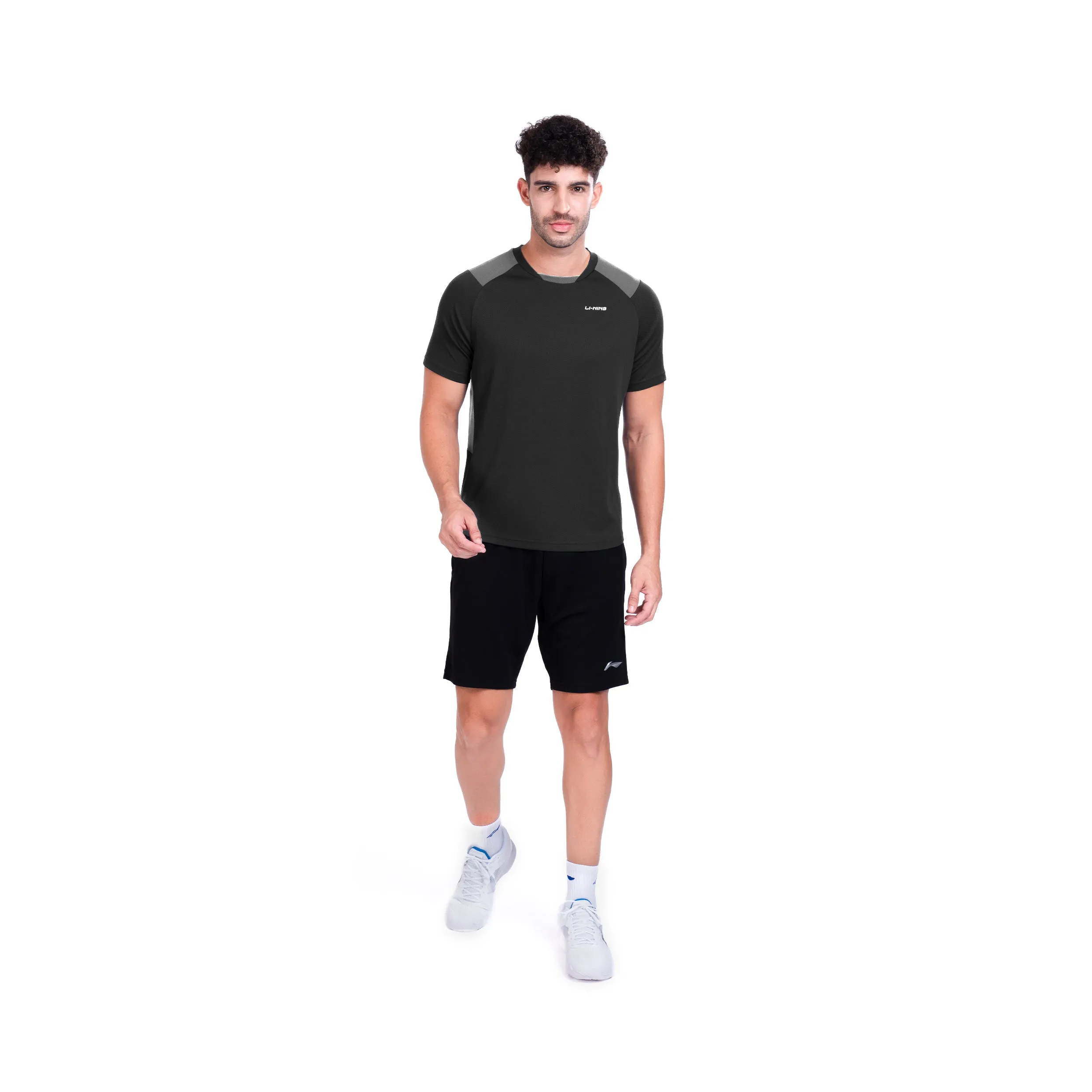 Li-Ning Flip Side T-Shirt (BLACK ; 3XS)