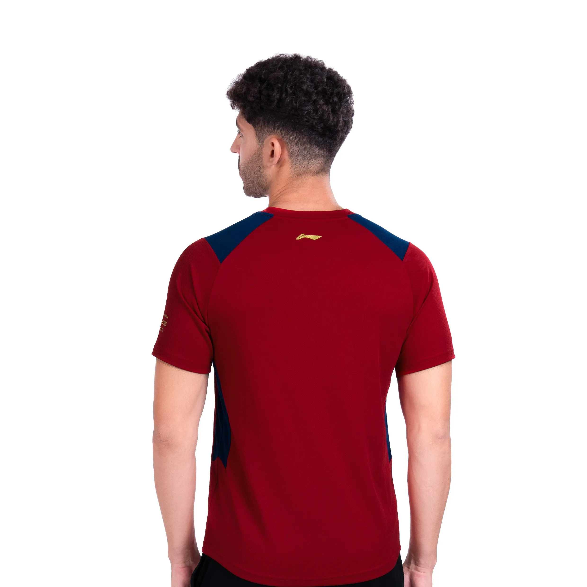 Li-Ning Flip Side T-Shirt (MAROON ; S)