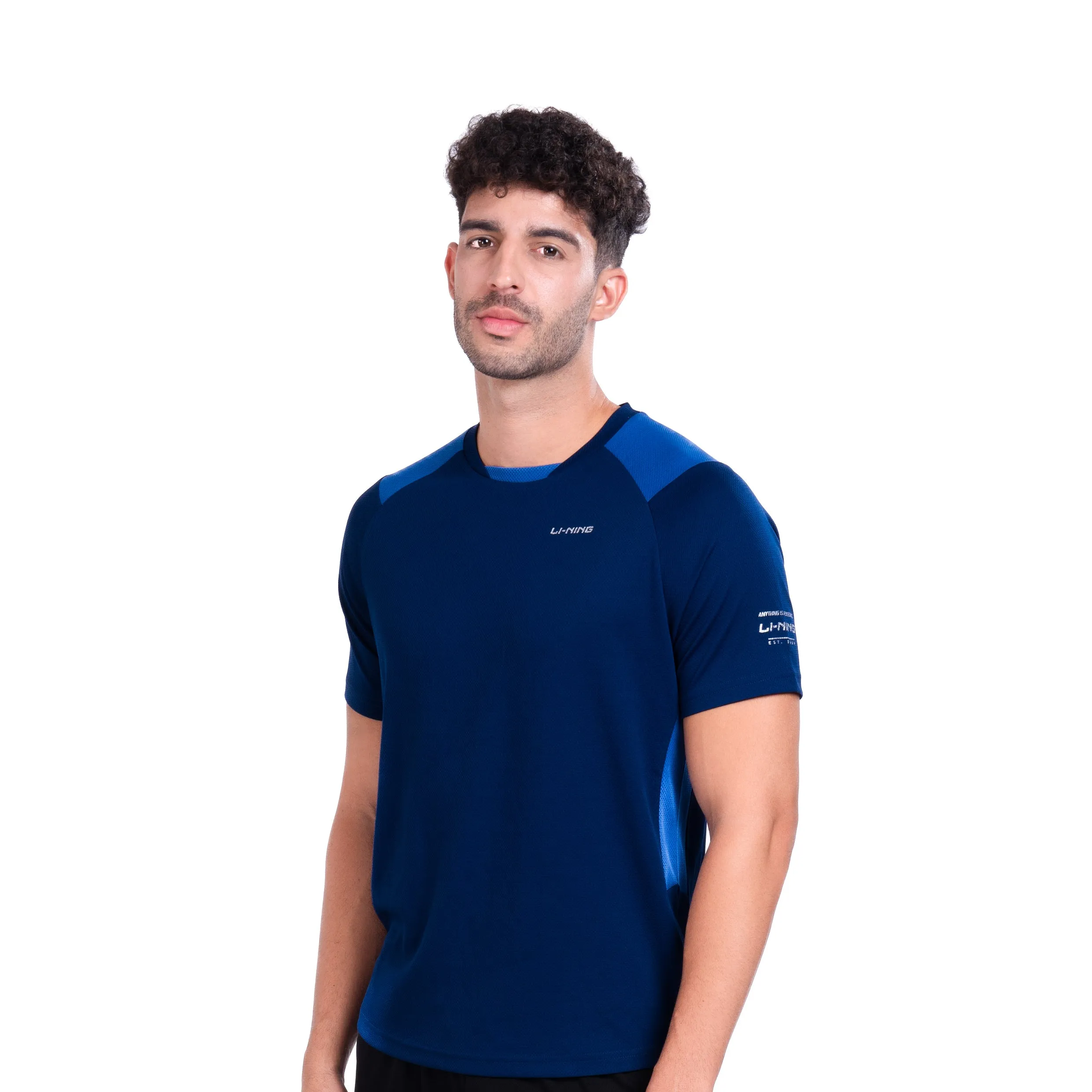 Li-Ning Flip Side T-Shirt (NAVY ; 2XL)