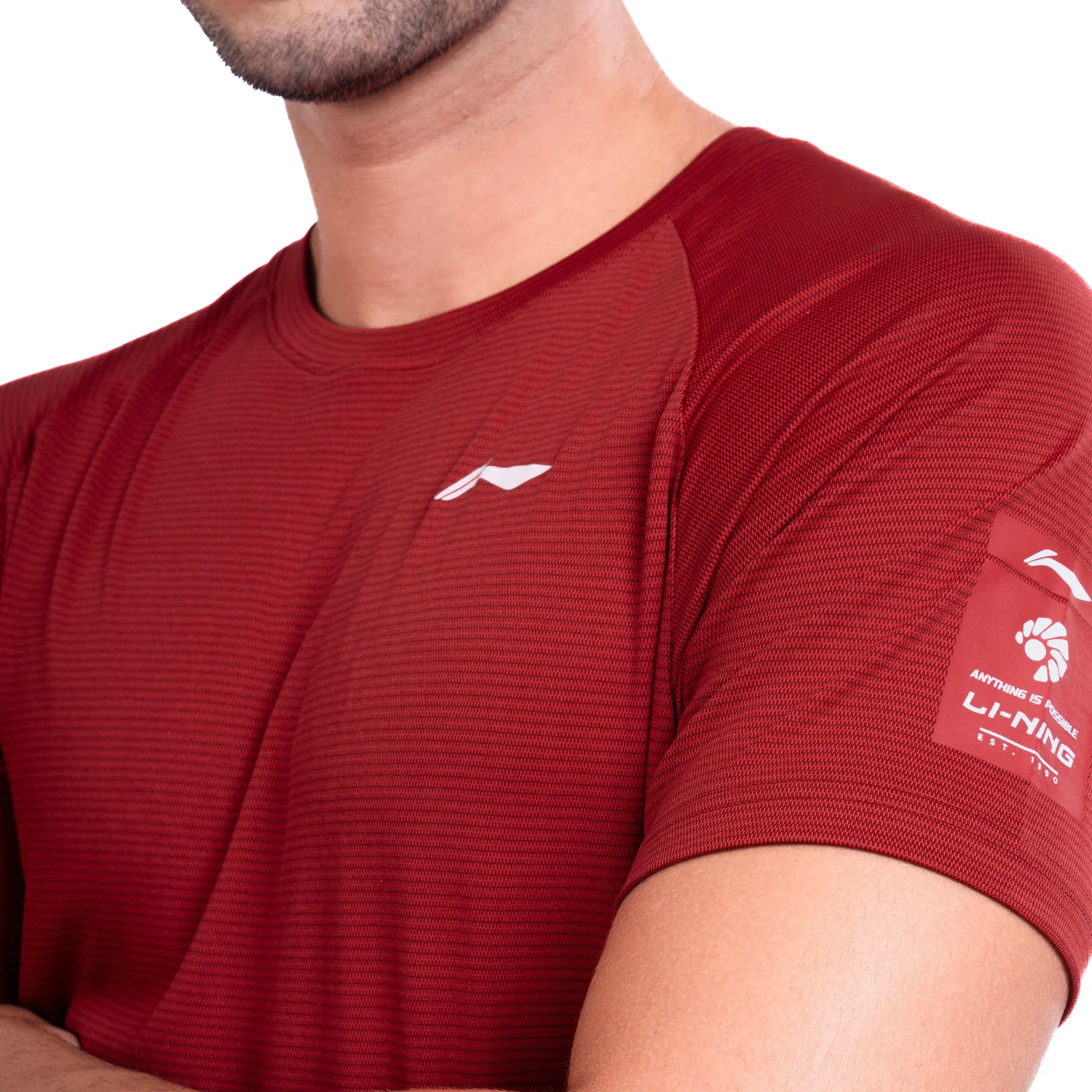 Li-Ning Raglan T-Shirt (RED ; 3XS)