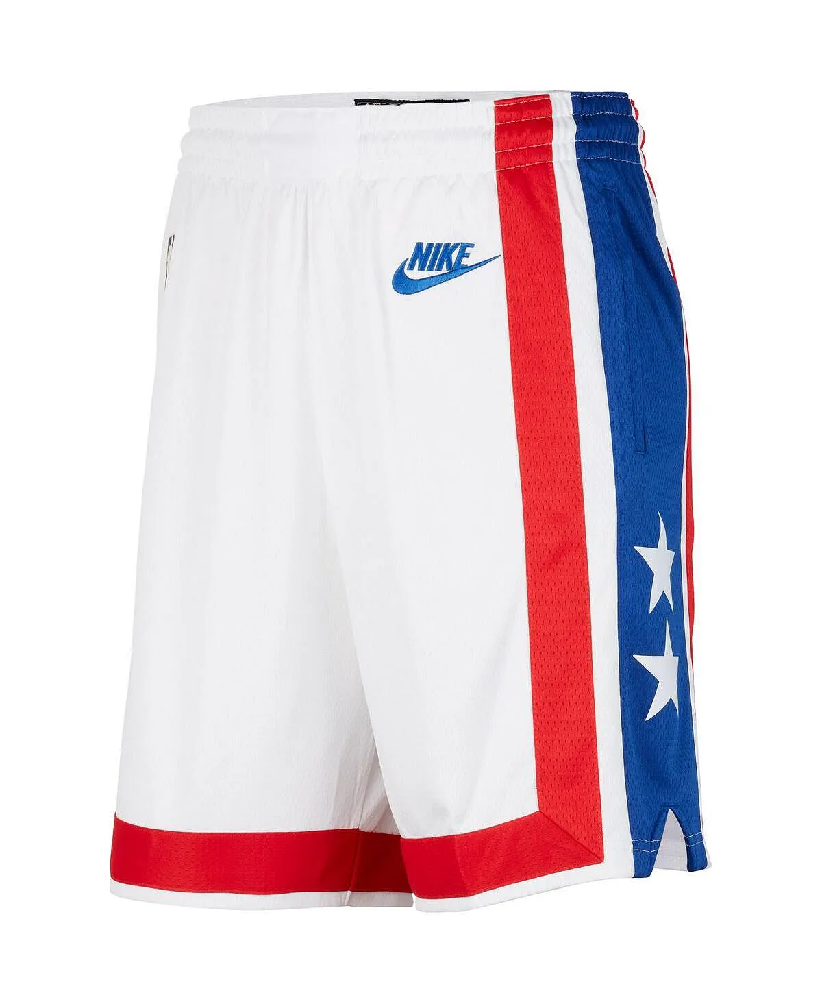 Men's brooklyn nets 2022/23 classic edition swingman performance Nike shorts white and blue, multi