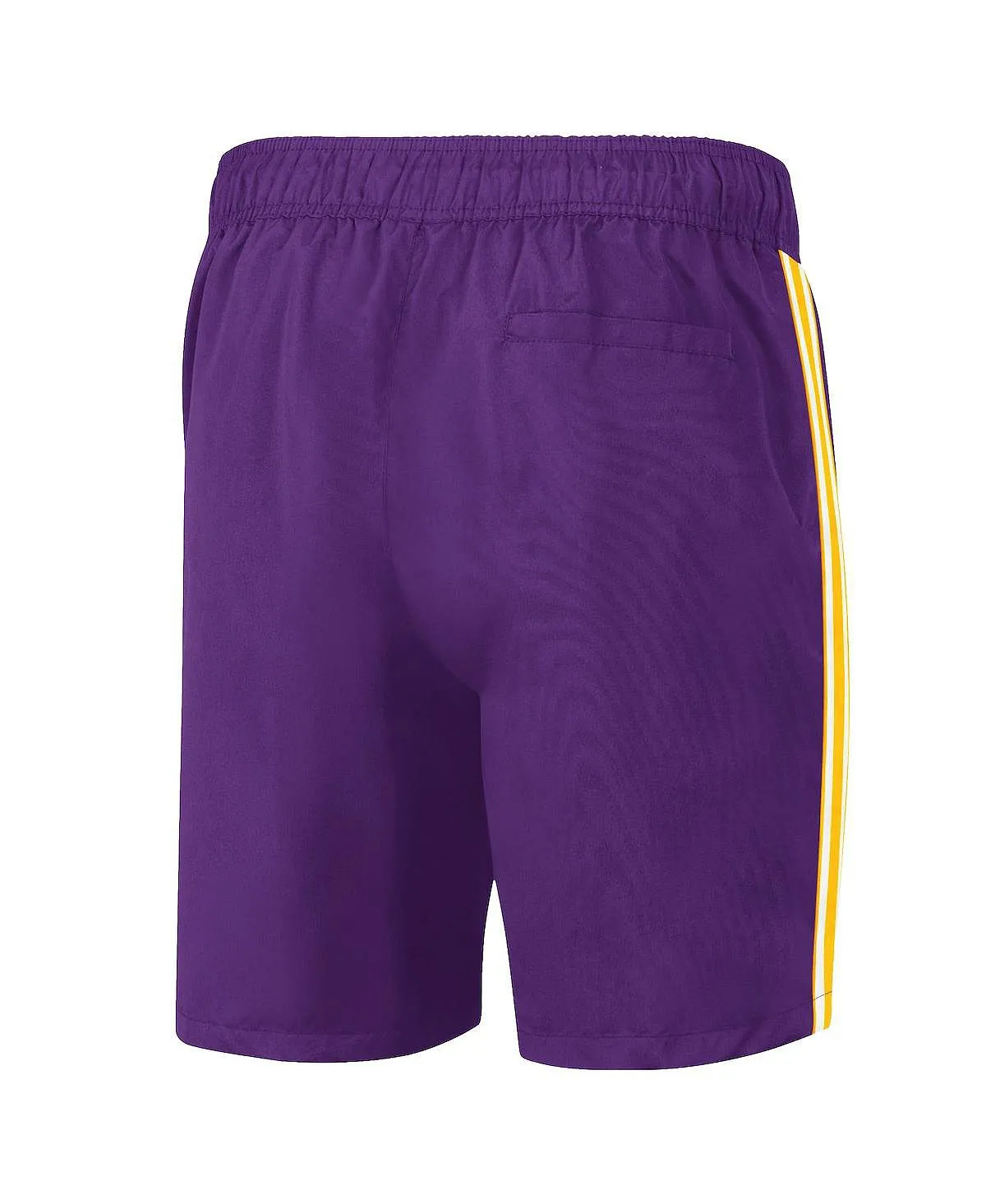 Men's Purple Gold Swim Shorts los angeles lakers sand beach volley G-III Sports by Carl Banks multi