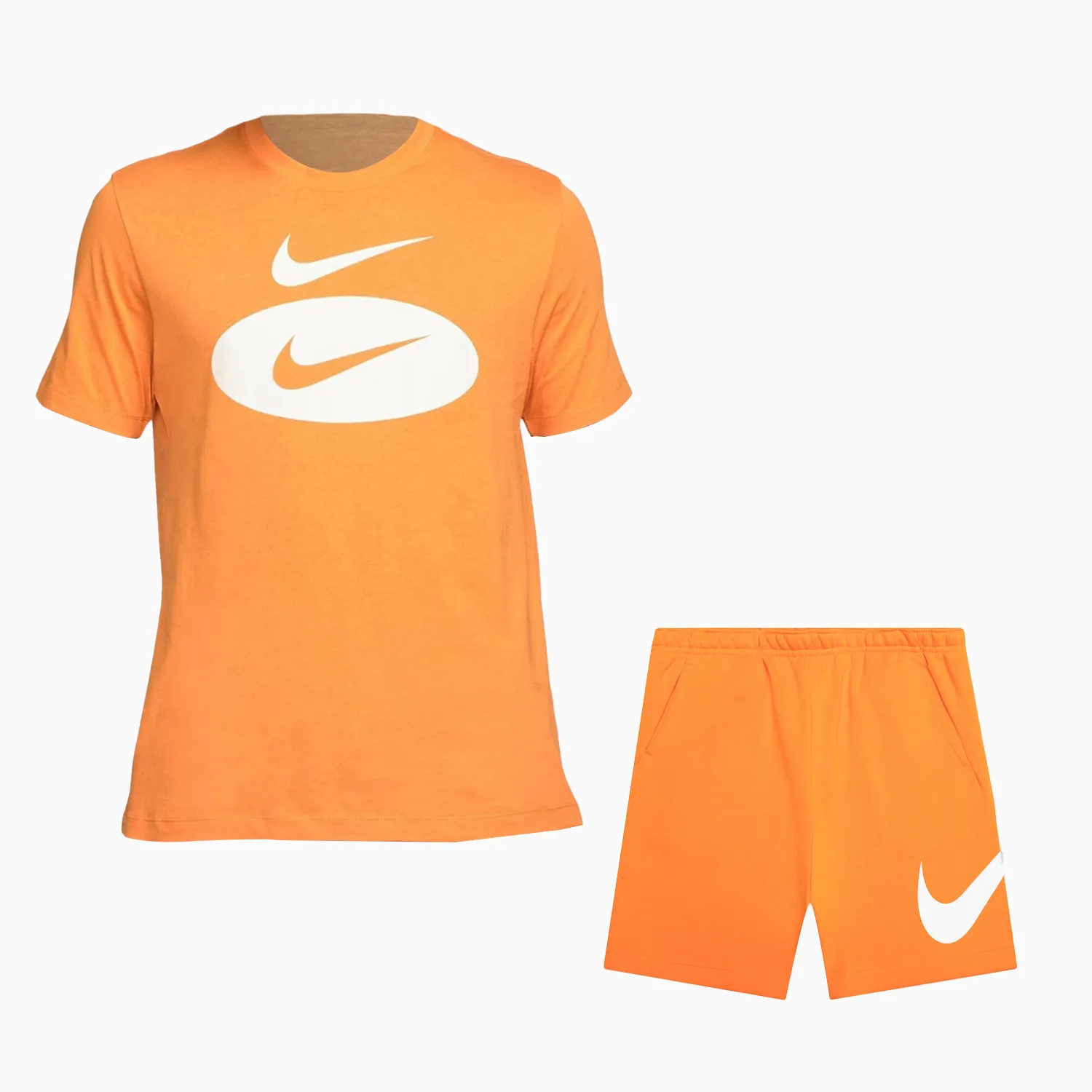 Men's Sportswear Swoosh T Shirt And Shorts Outfit