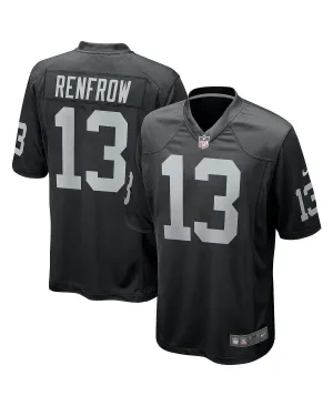 Men's T-shirt hunter renfrow black las vegas raiders game player Nike, black