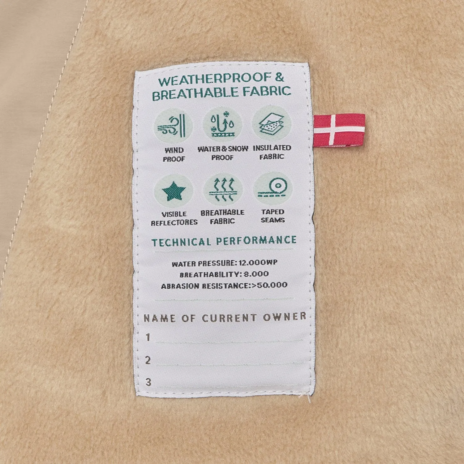 Mini A ture Savannah tan Fleece Lined Winter Jacket