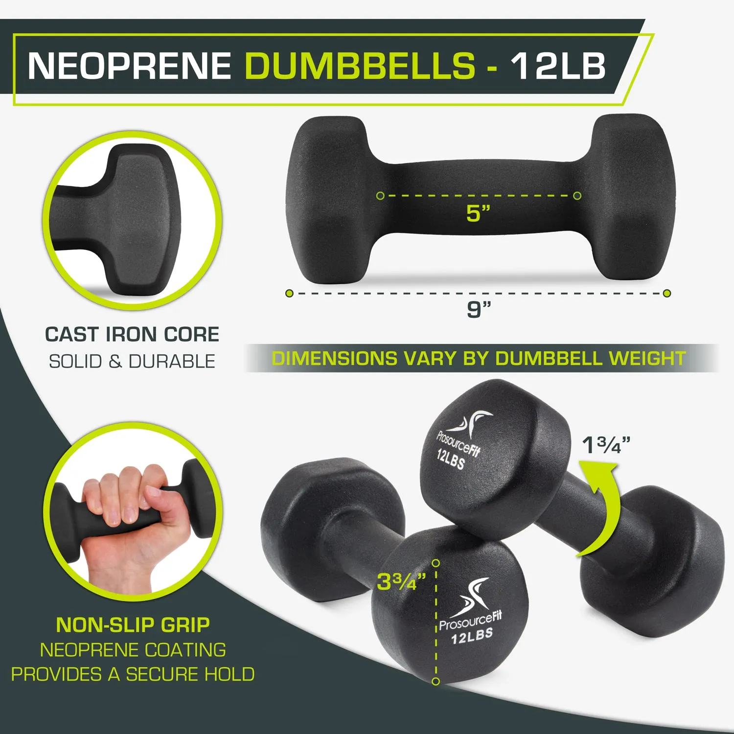 Neoprene Dumbbells