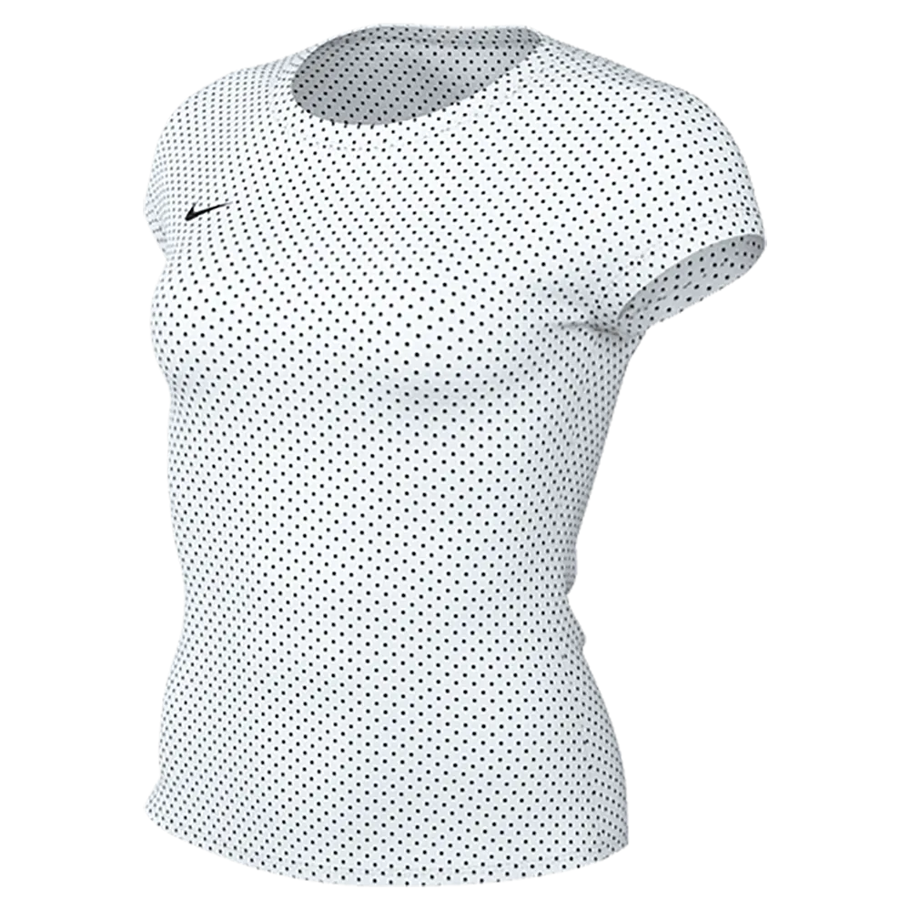 Nike Court Dri-FIT Women's Short-Sleeve Tennis Top (Slim Fit)