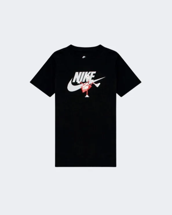 Nike Sportswear Futura Boxy Boys Lifestyle T-Shirt Black