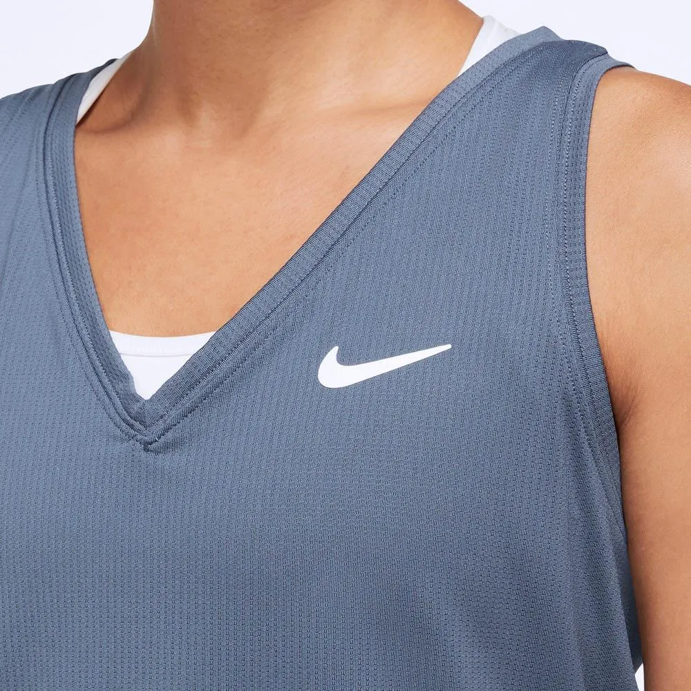 Nike Women's Victory Tank - Diffused Blue/White