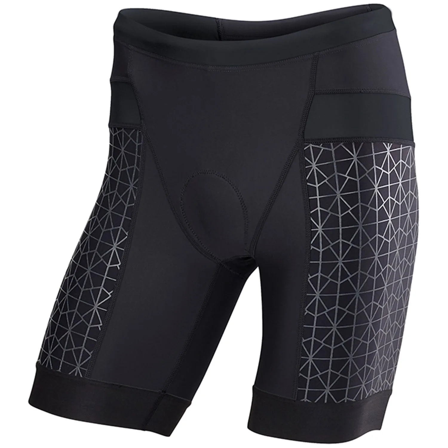 Open Box TYR Men's 9" Competitor Tri Short-Black / Black-XLarge