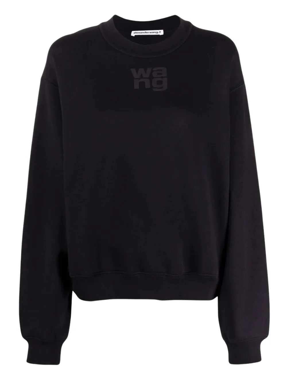 Puff Logo Sweatshirt In Structured Terry