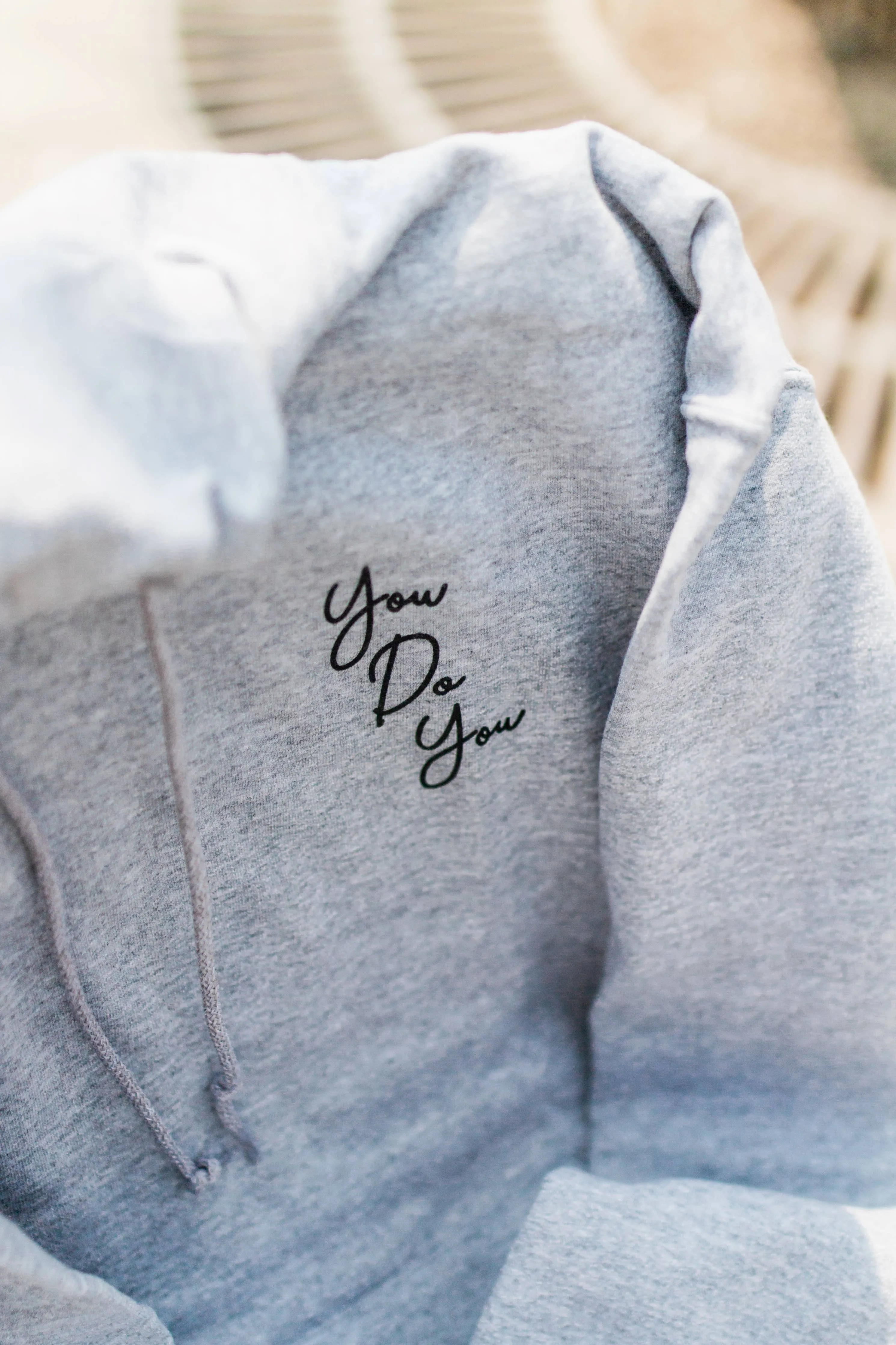 "NEW" HOODIE - YOU DO YOU - GREY - 2XL