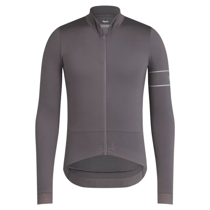 RAPHA Pro Team Thermal Long Sleeve Jersey AW23 - KSC Mushroom/Silver