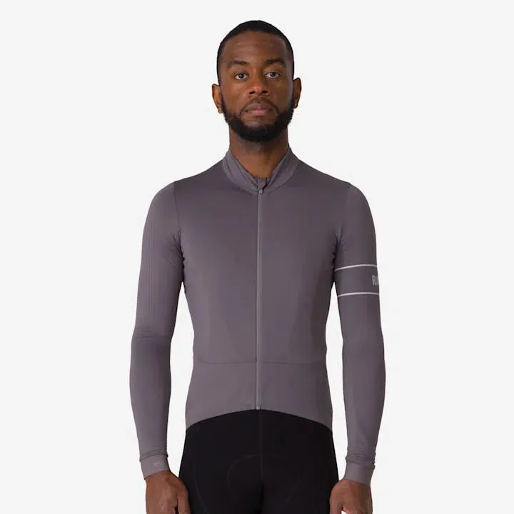 RAPHA Pro Team Thermal Long Sleeve Jersey AW23 - KSC Mushroom/Silver