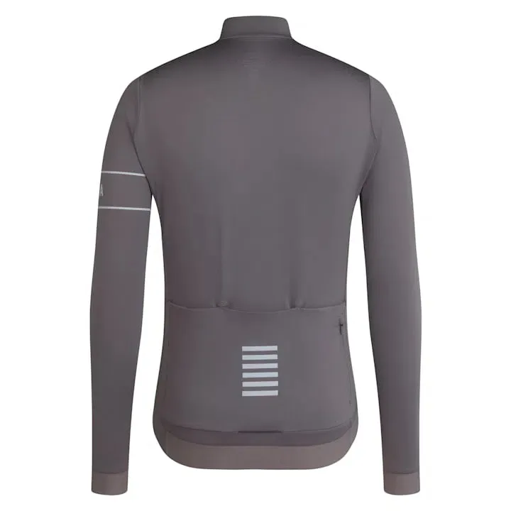 RAPHA Pro Team Thermal Long Sleeve Jersey AW23 - KSC Mushroom/Silver