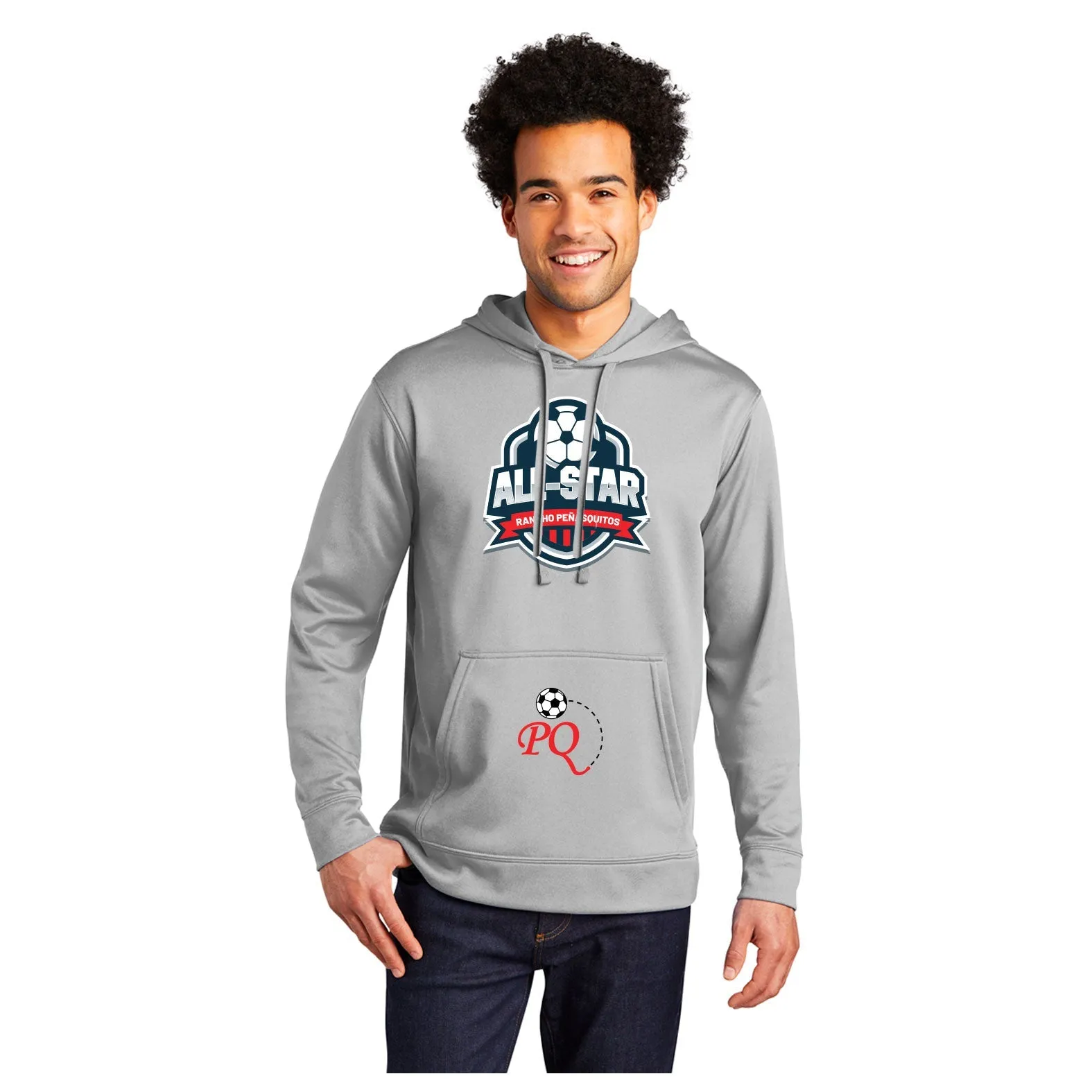 REC SOCCER PQ REC ALL STAR PERFORMANCE FLEECE PULLOVER HOODED SWEATSHIRT