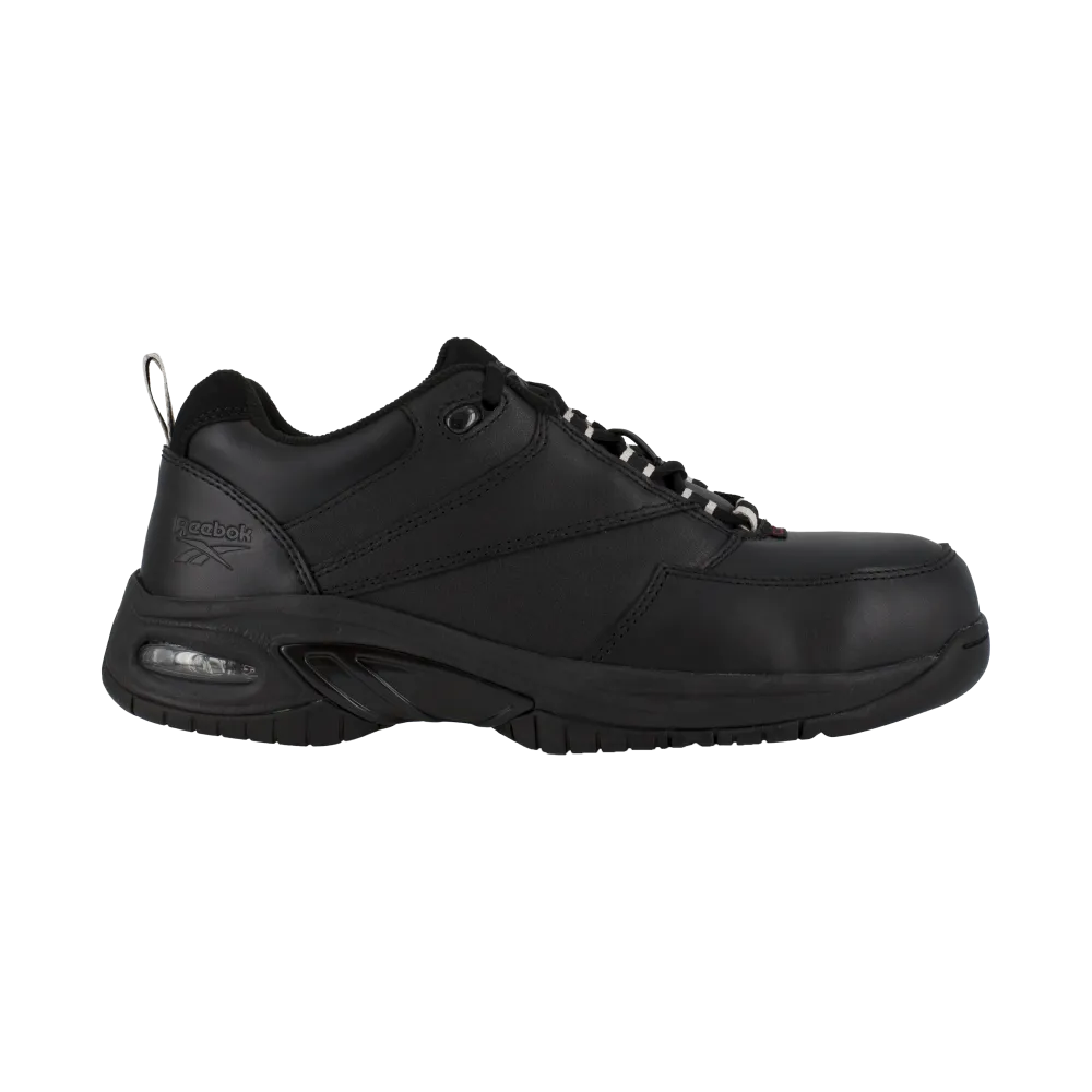 Reebok RB417 Women's Tyak Athletic Composite Toe Work Shoes - Black